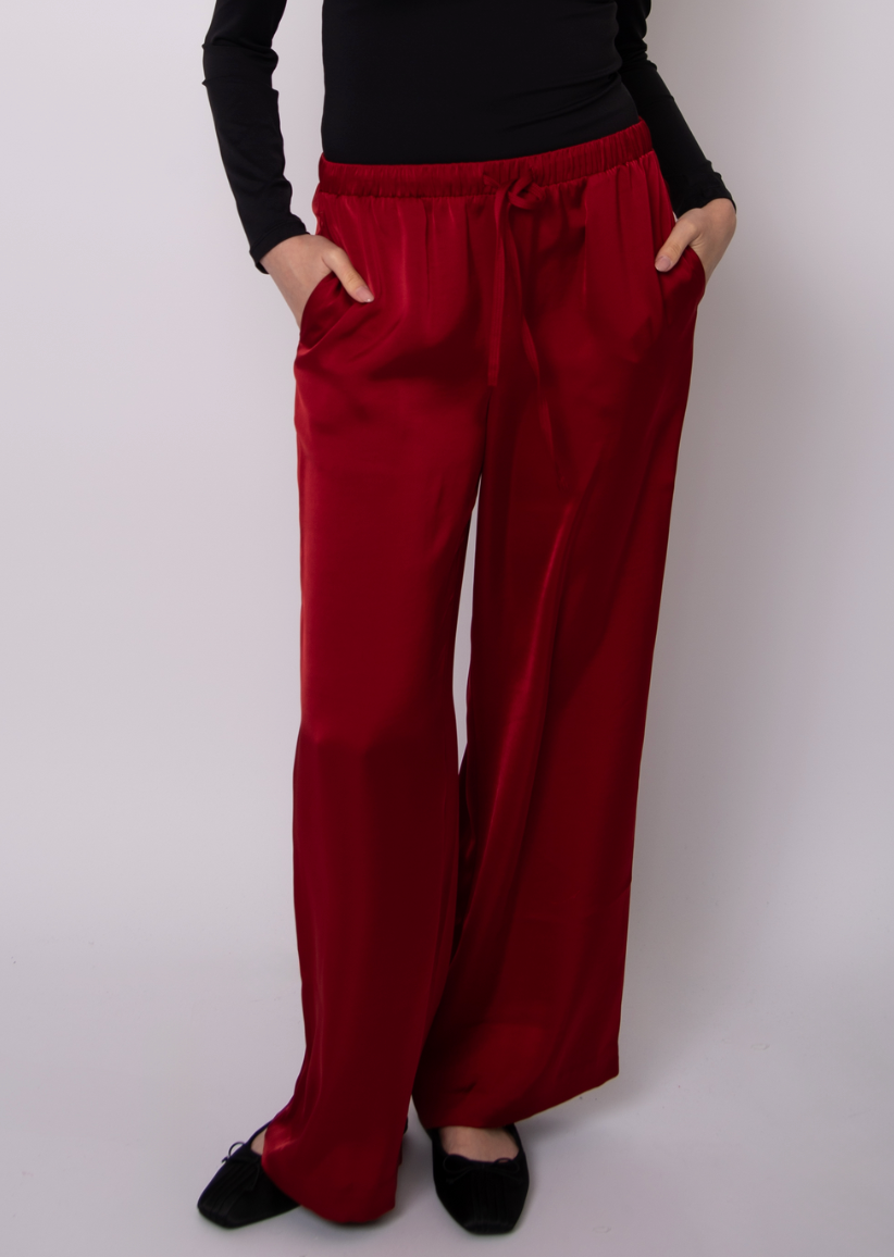 RD Style Merry Satin Drawstring Pant