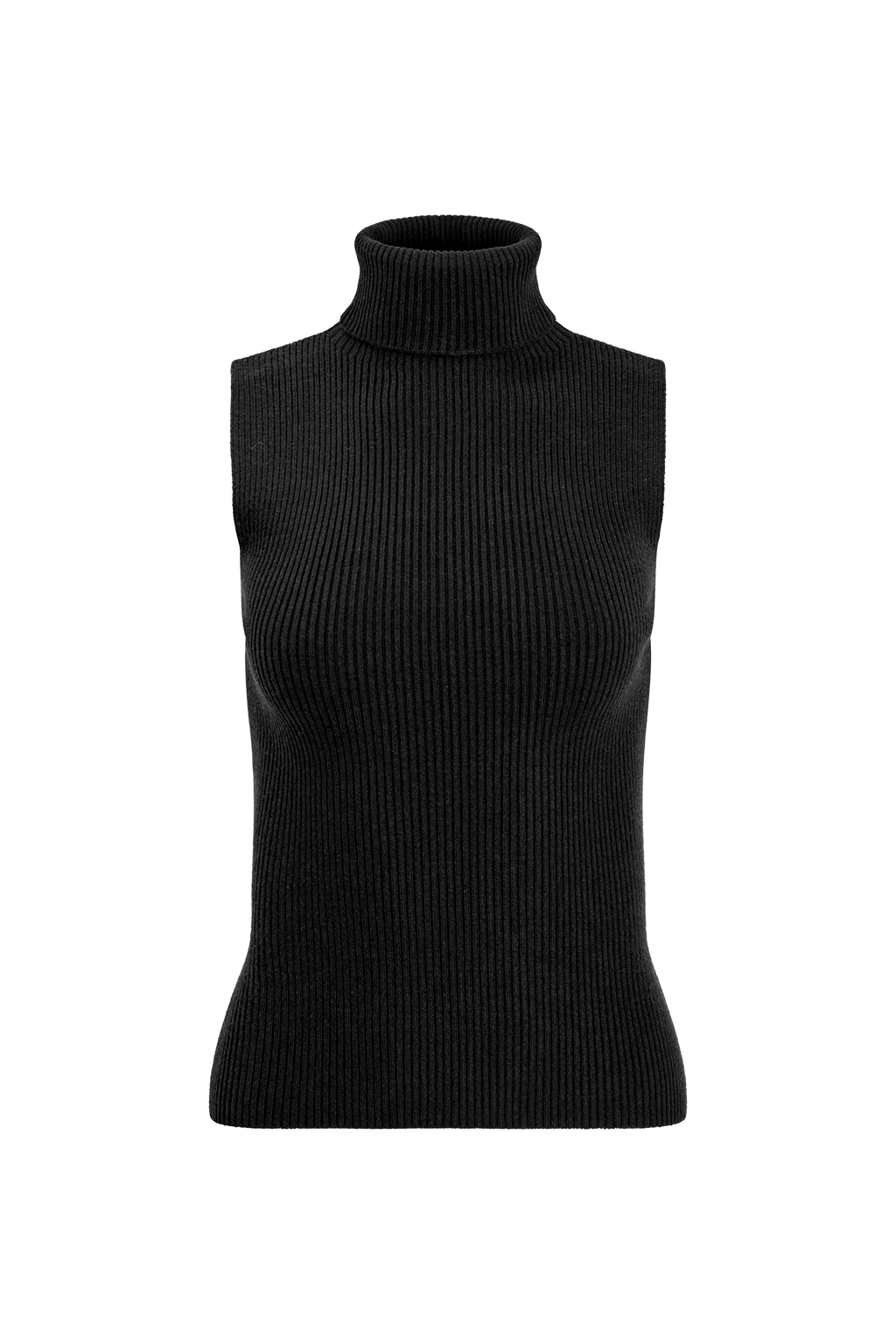 Astrid Turtleneck Knit Tank Top