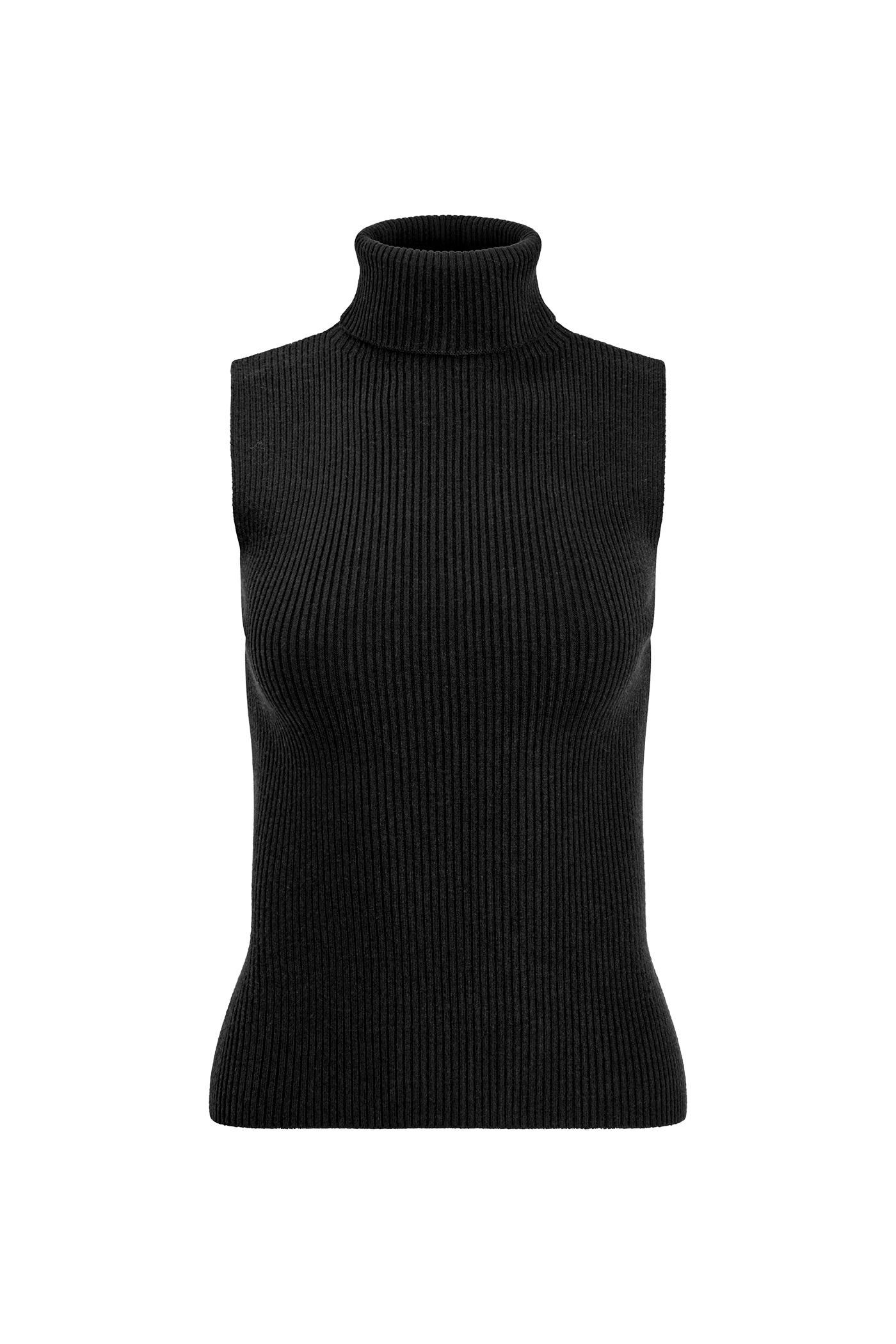 Astrid Turtleneck Knit Tank Top