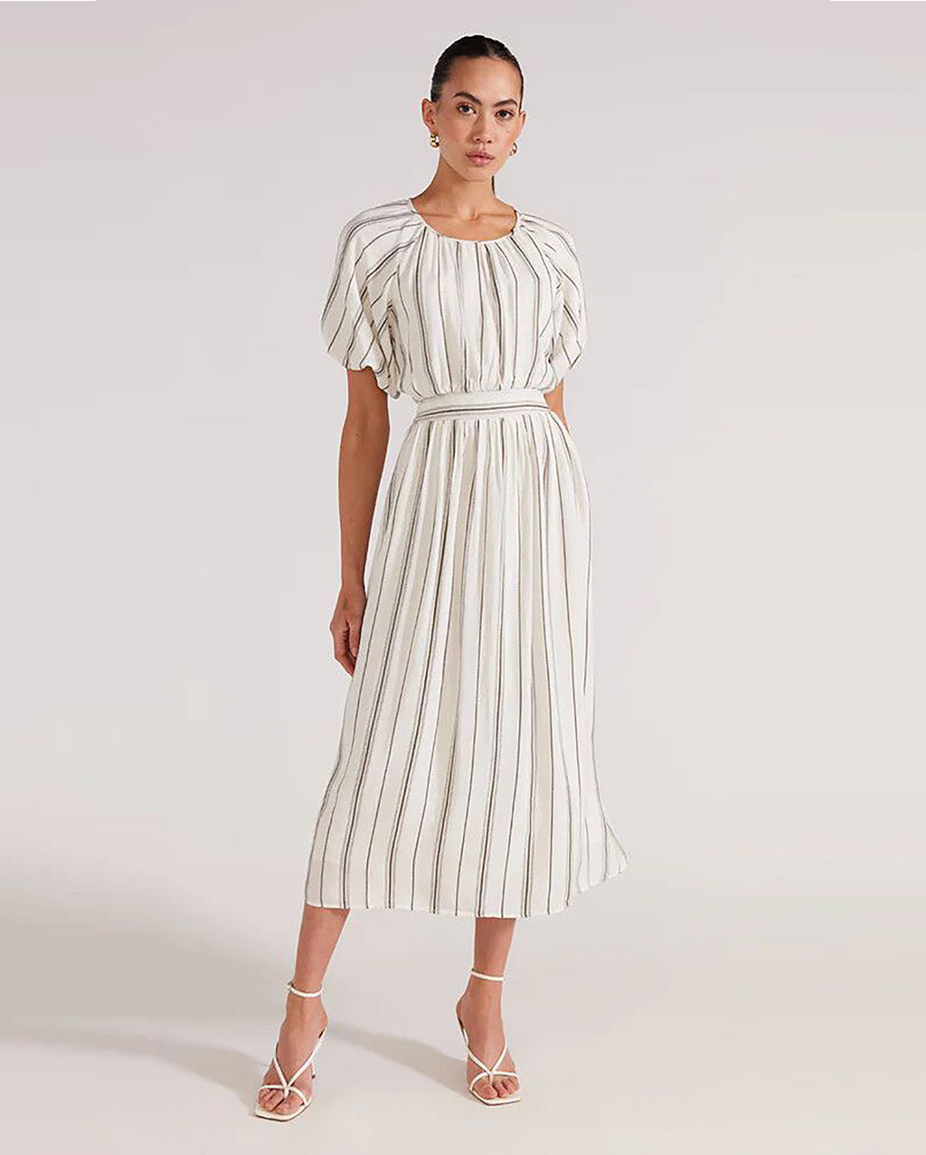 STAPLE by MINKPINK Tie Back Midi Dress