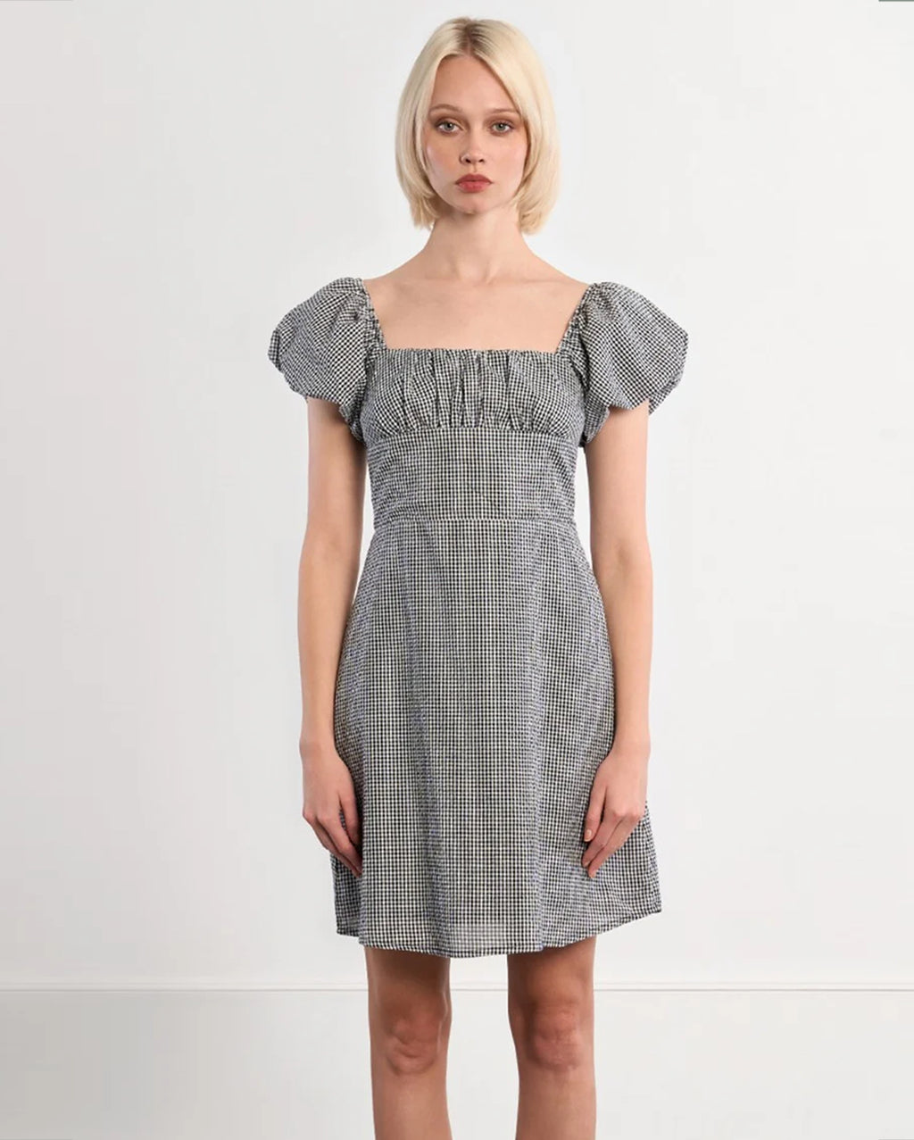 MOLLY BRACKEN Gingham mini dress