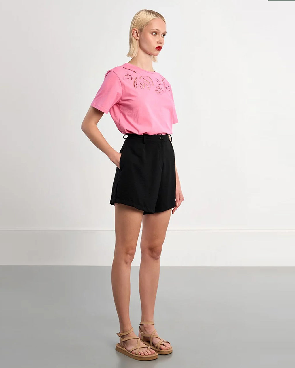 MOLLY BRACKEN High Waist Shorts