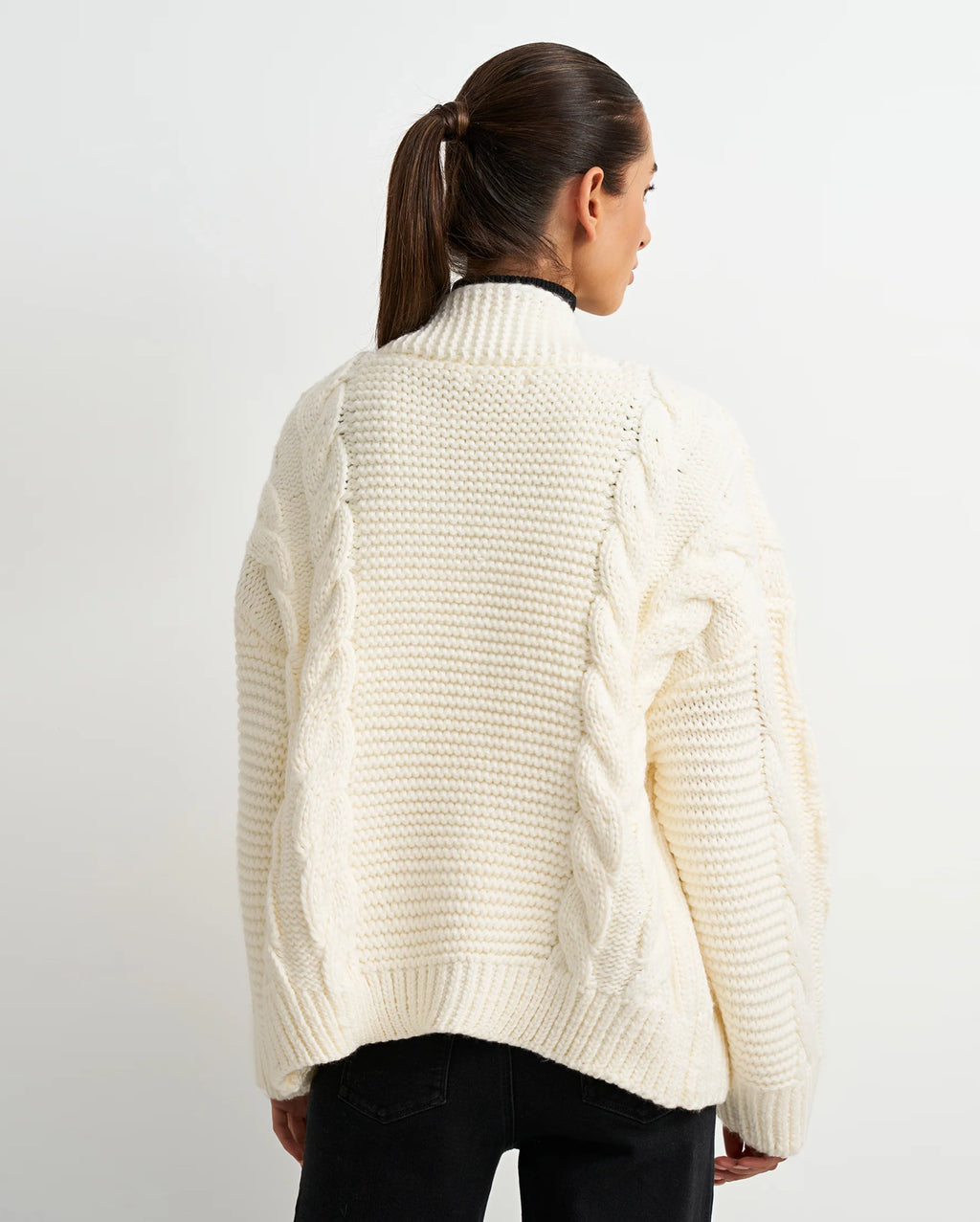 ASTRID Morgan Cable Knit Sweater
