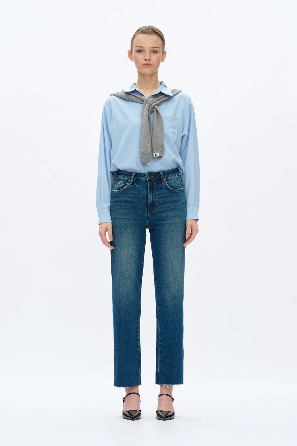 Bayeas Slim Straight Jean