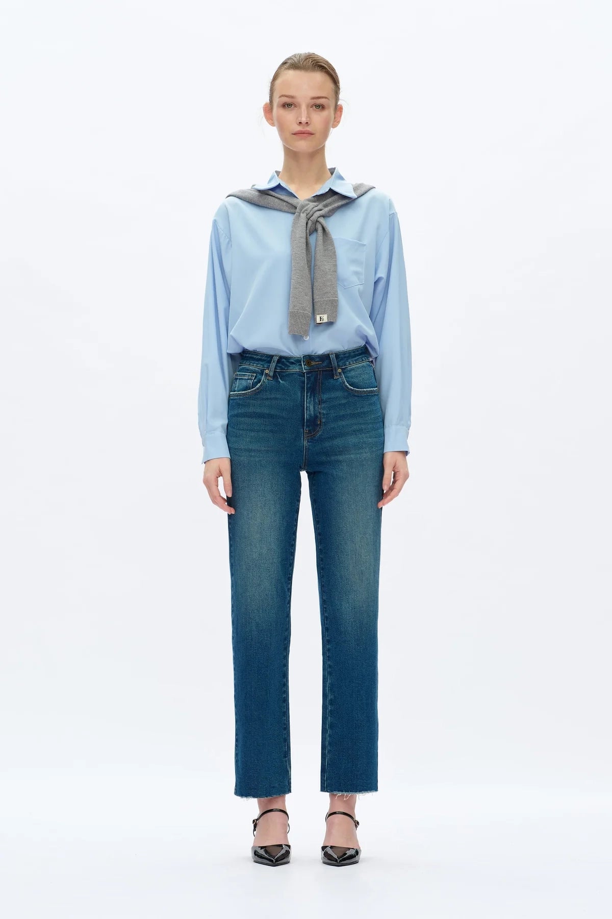 Bayeas Slim Straight Jean