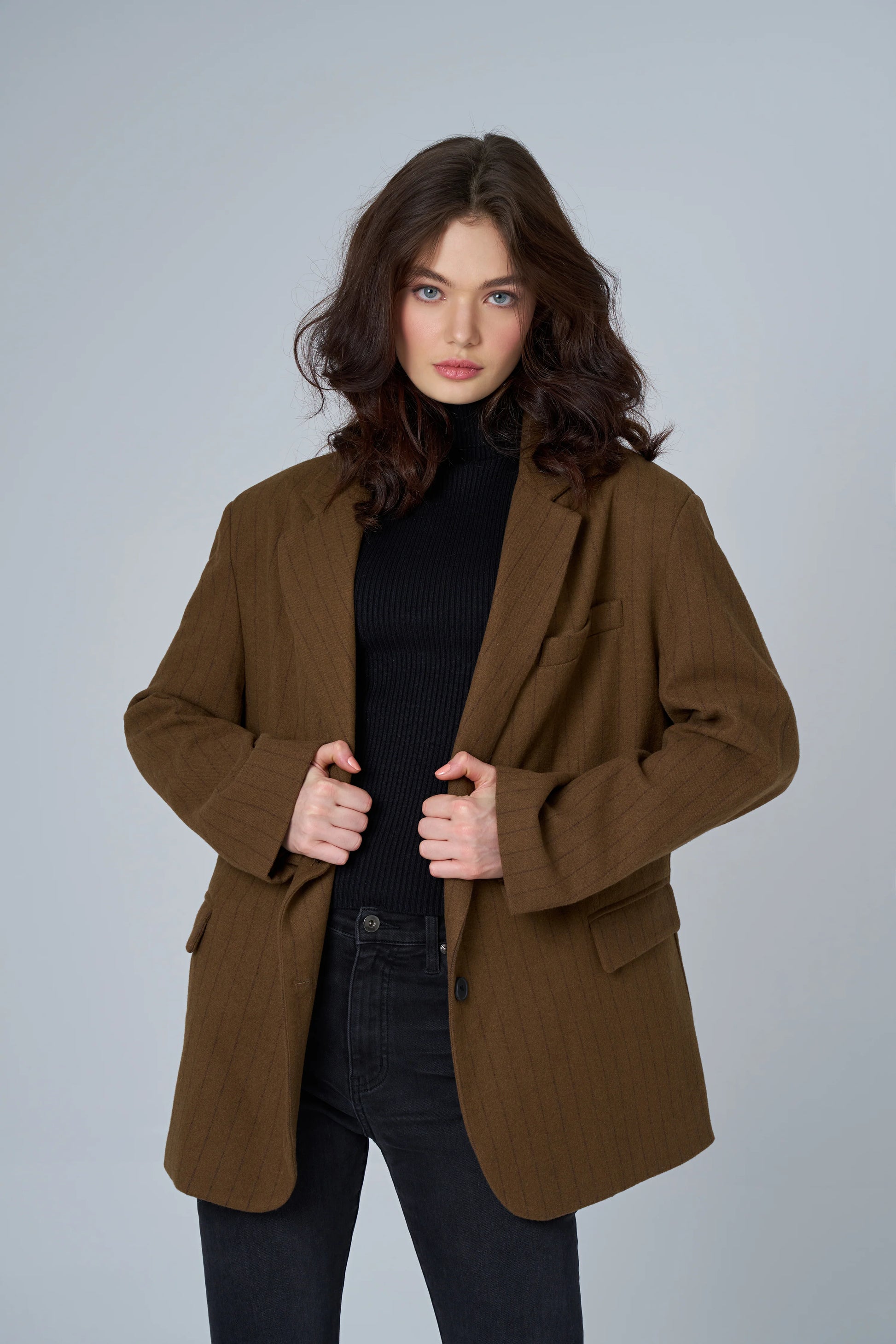 Astrid Turtleneck Knit Tank Top