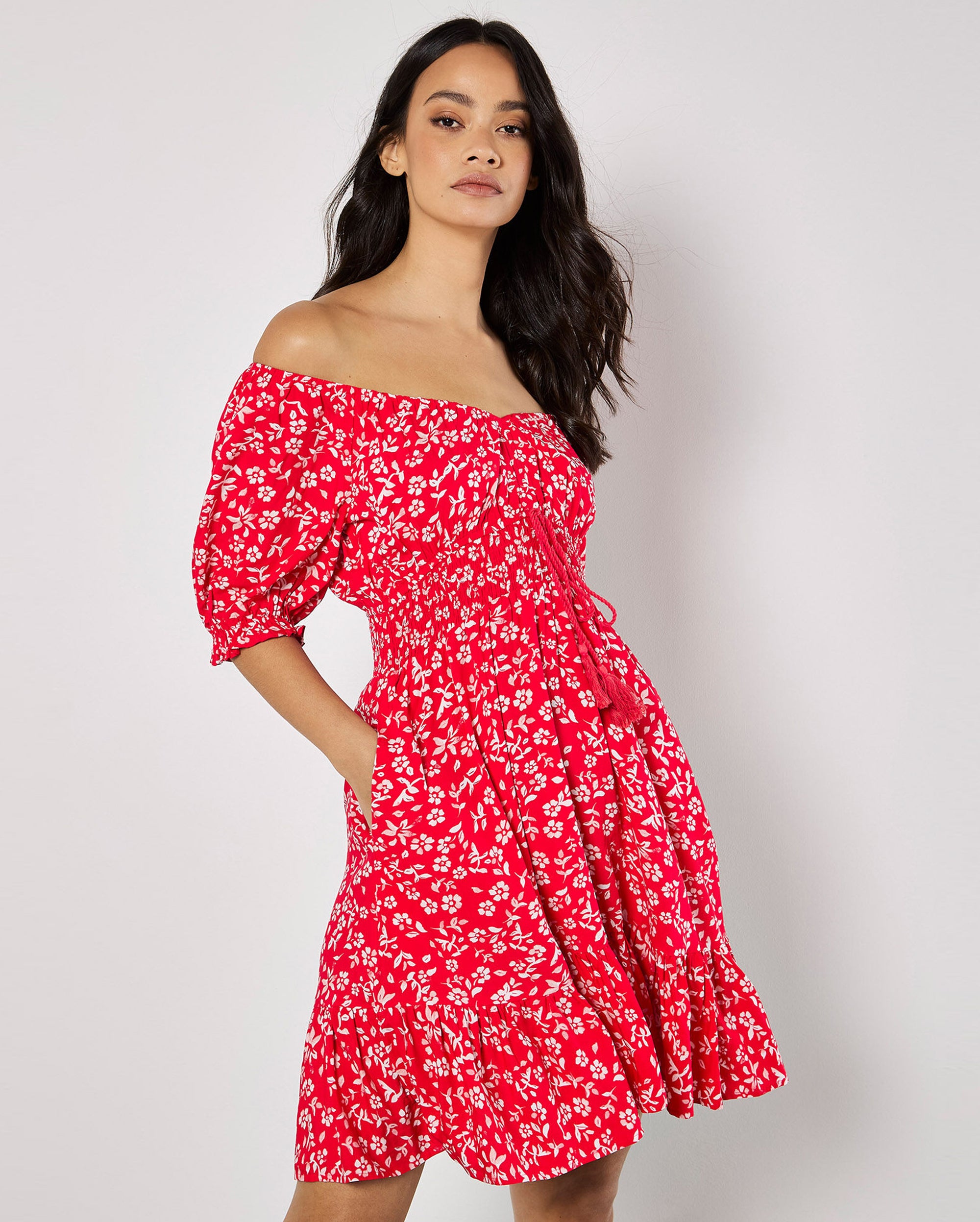 APRICOT Bardot Dress
