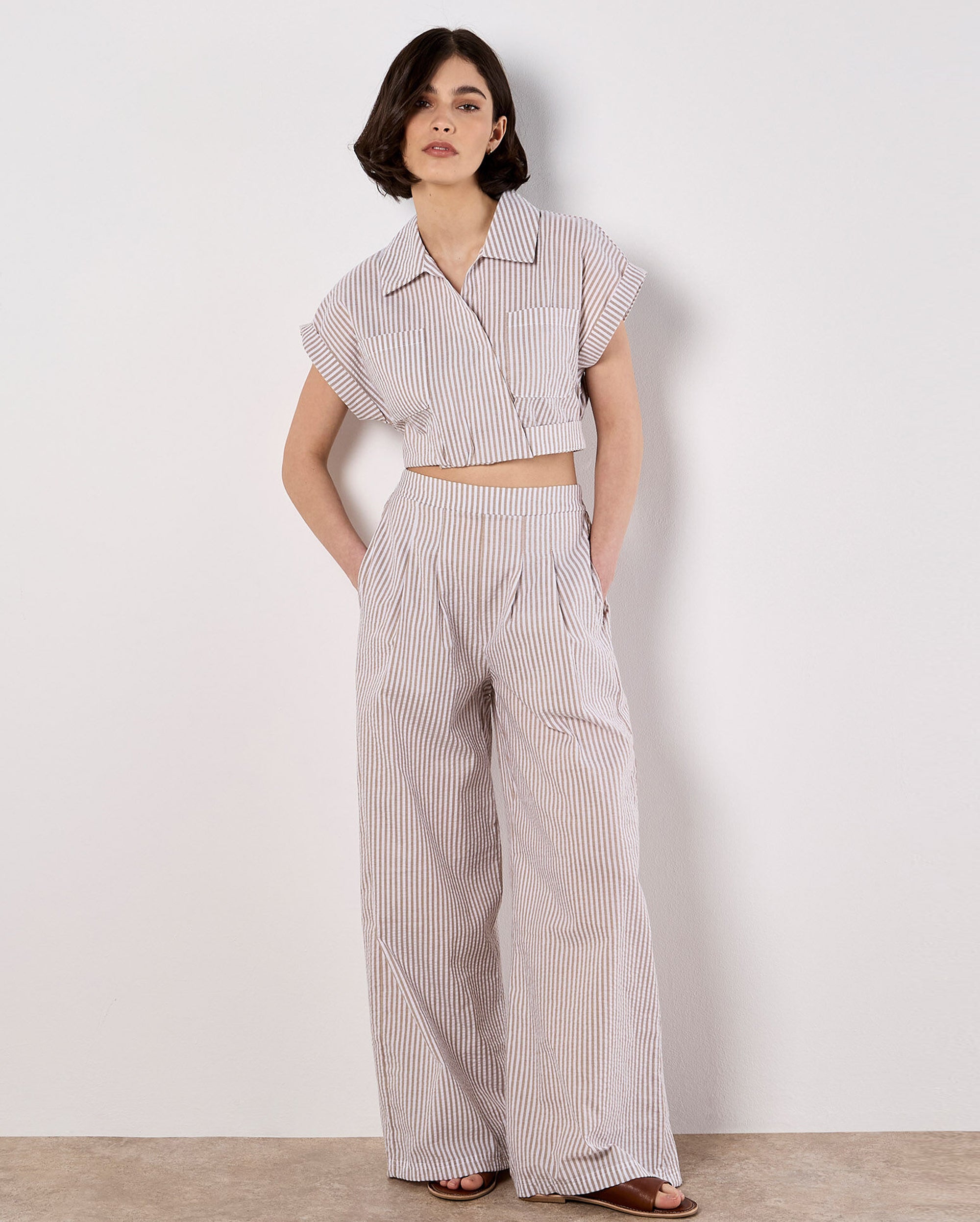 APRICOT Stripe Pant