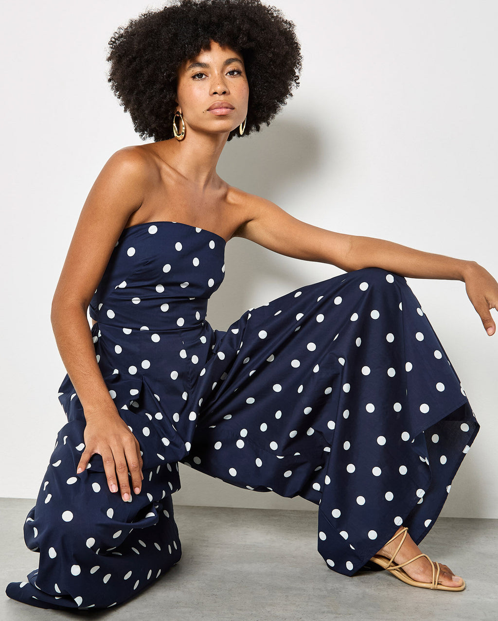 APRICOT Polka Dot Jumpsuit