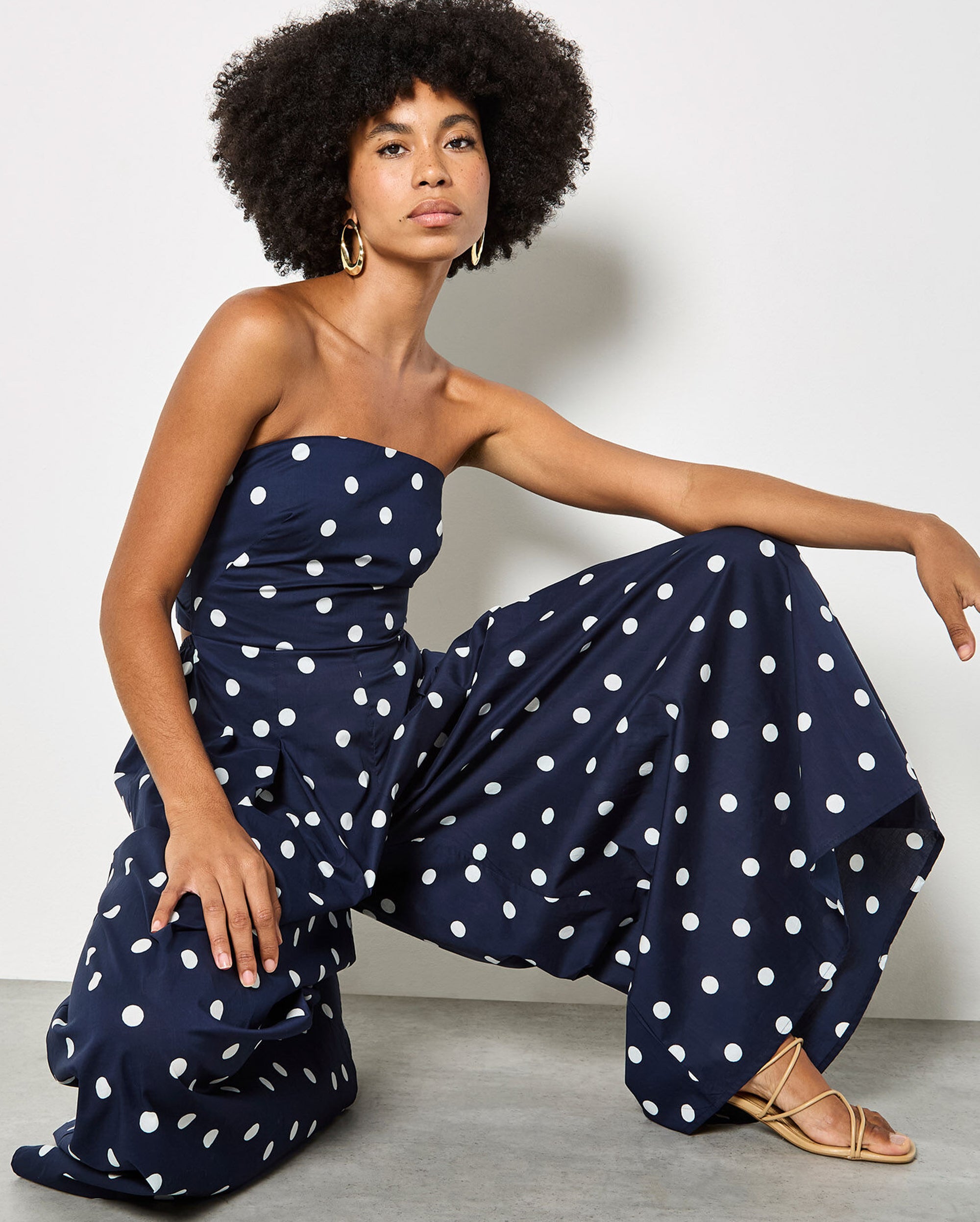 APRICOT Polka Dot Jumpsuit