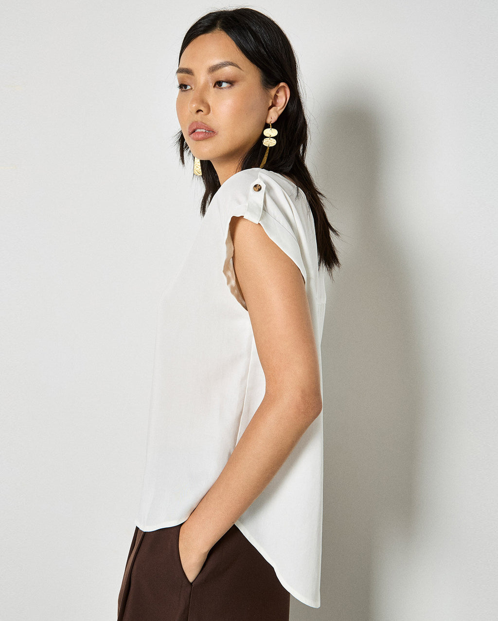 APRICOT Slit Back Top