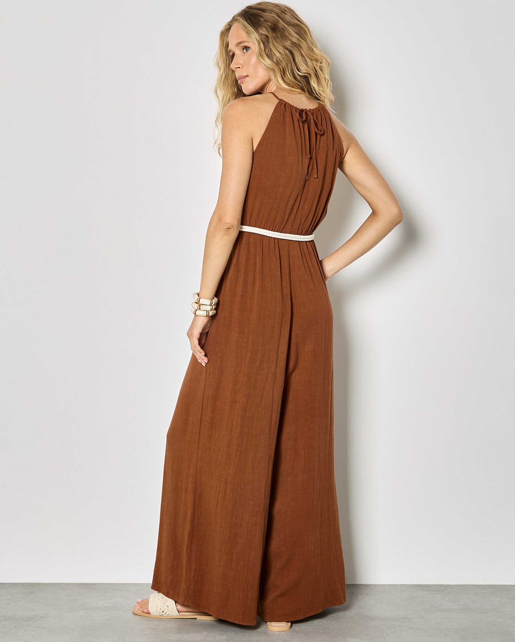 APRICOT Halter Jumpsuit