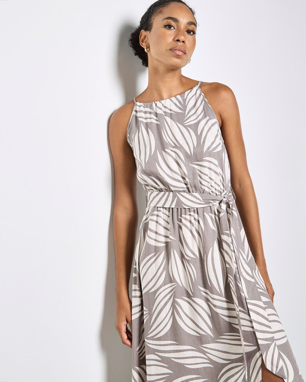 APRICOT High Neck Maxi Dress