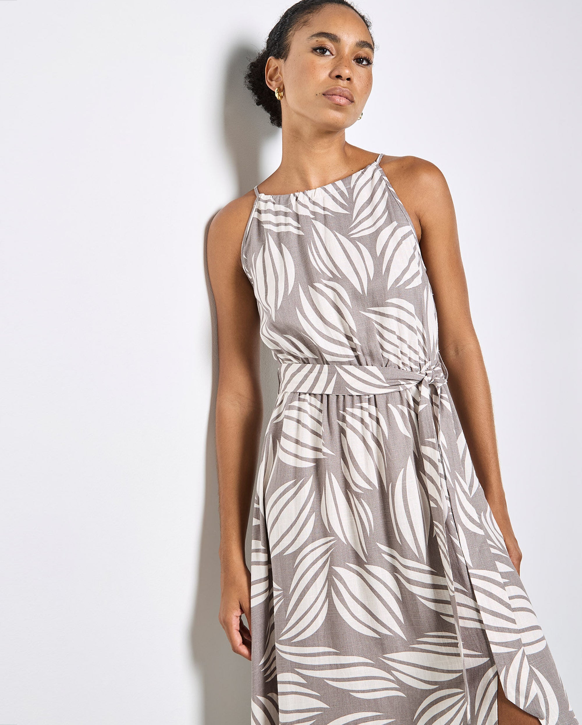 APRICOT High Neck Maxi Dress