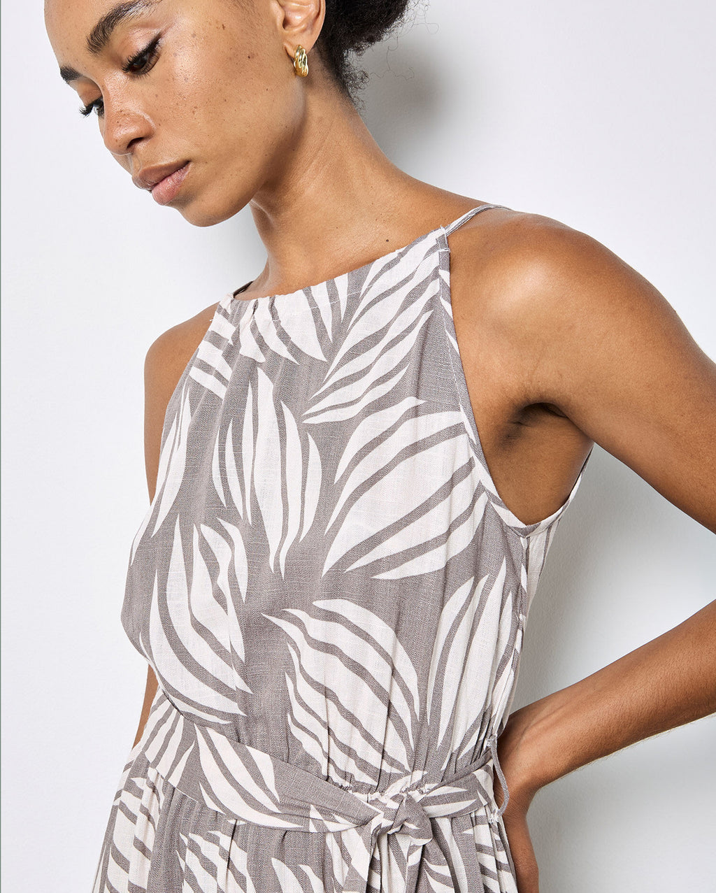 APRICOT High Neck Maxi Dress