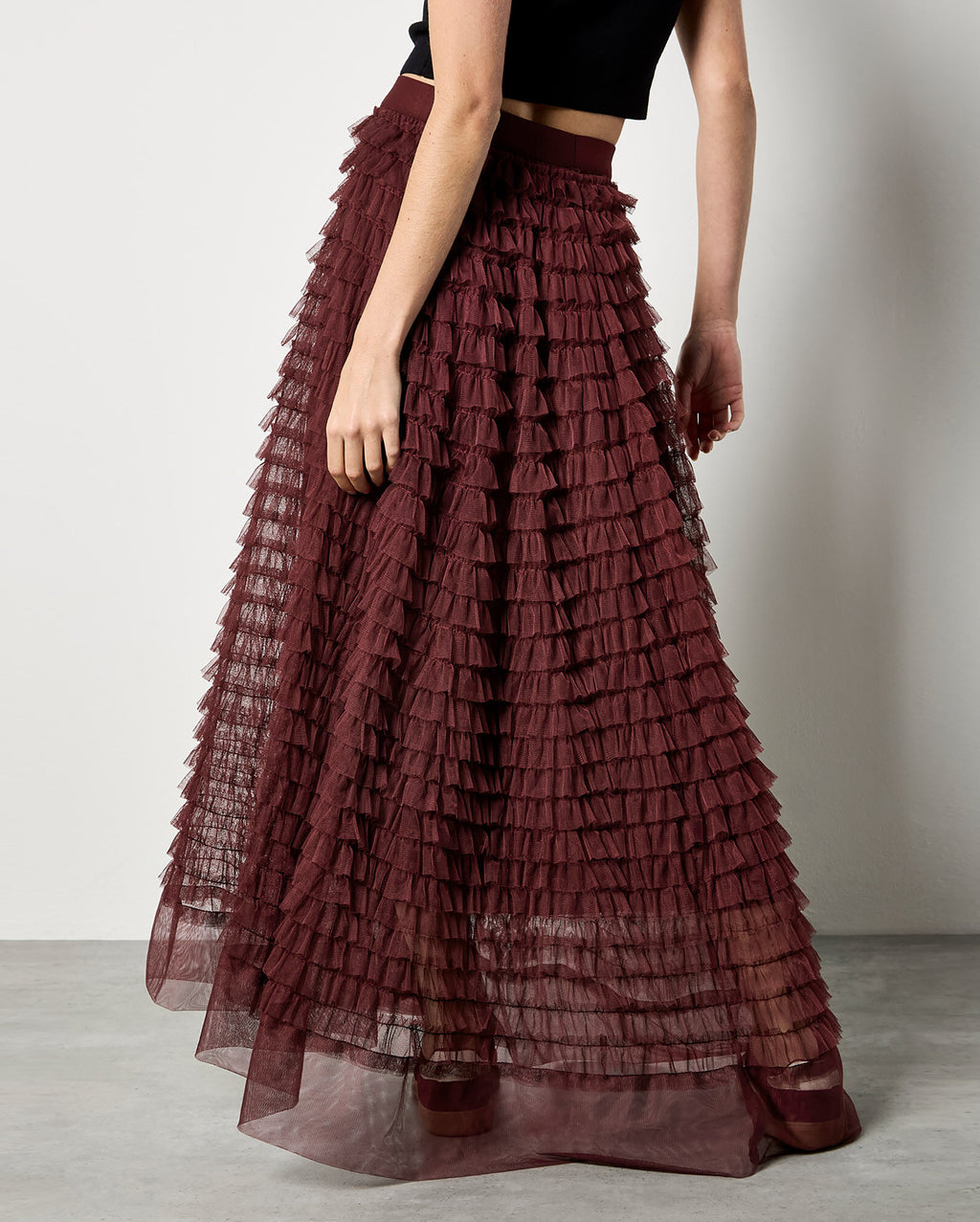 APRICOT Tulle Maxi Skirt