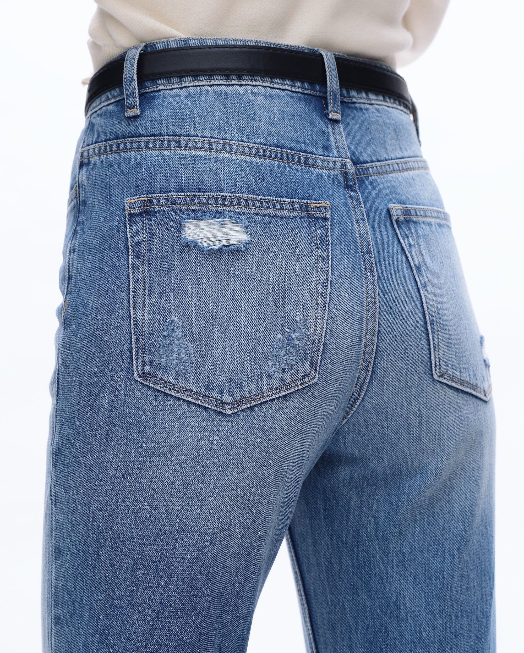 BAYEAS 90'sVintage Distressed Denim