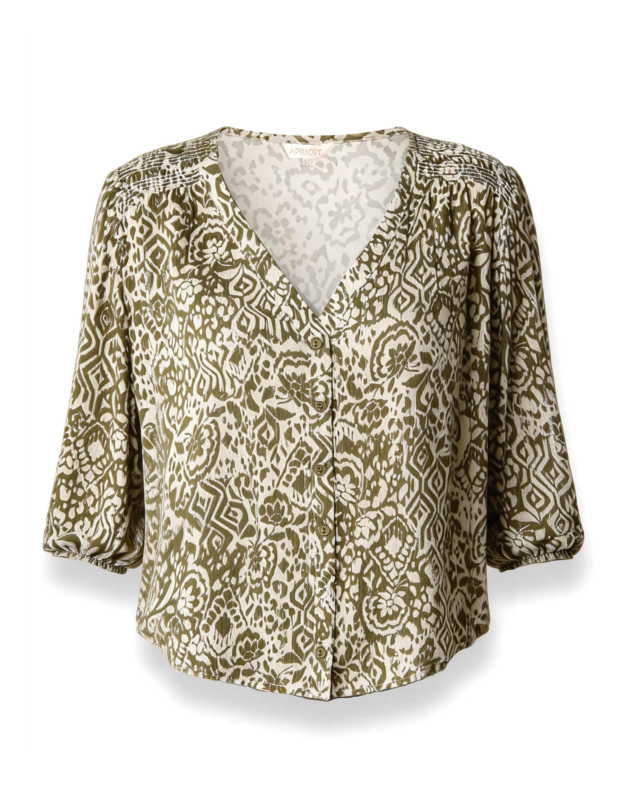 APRICOT Jacquard Blouse