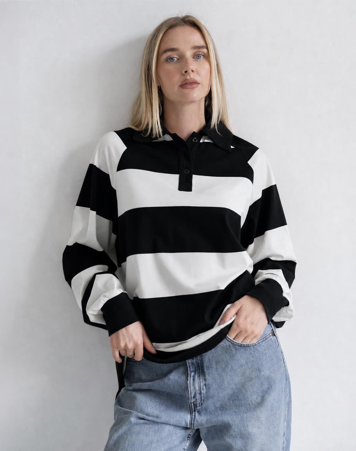 BRUNETTE THE LABEL Rugby Polo