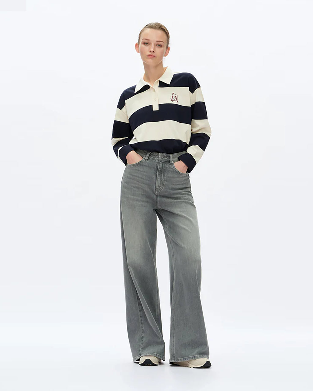 BAYEAS Relaxed Barrel Denim