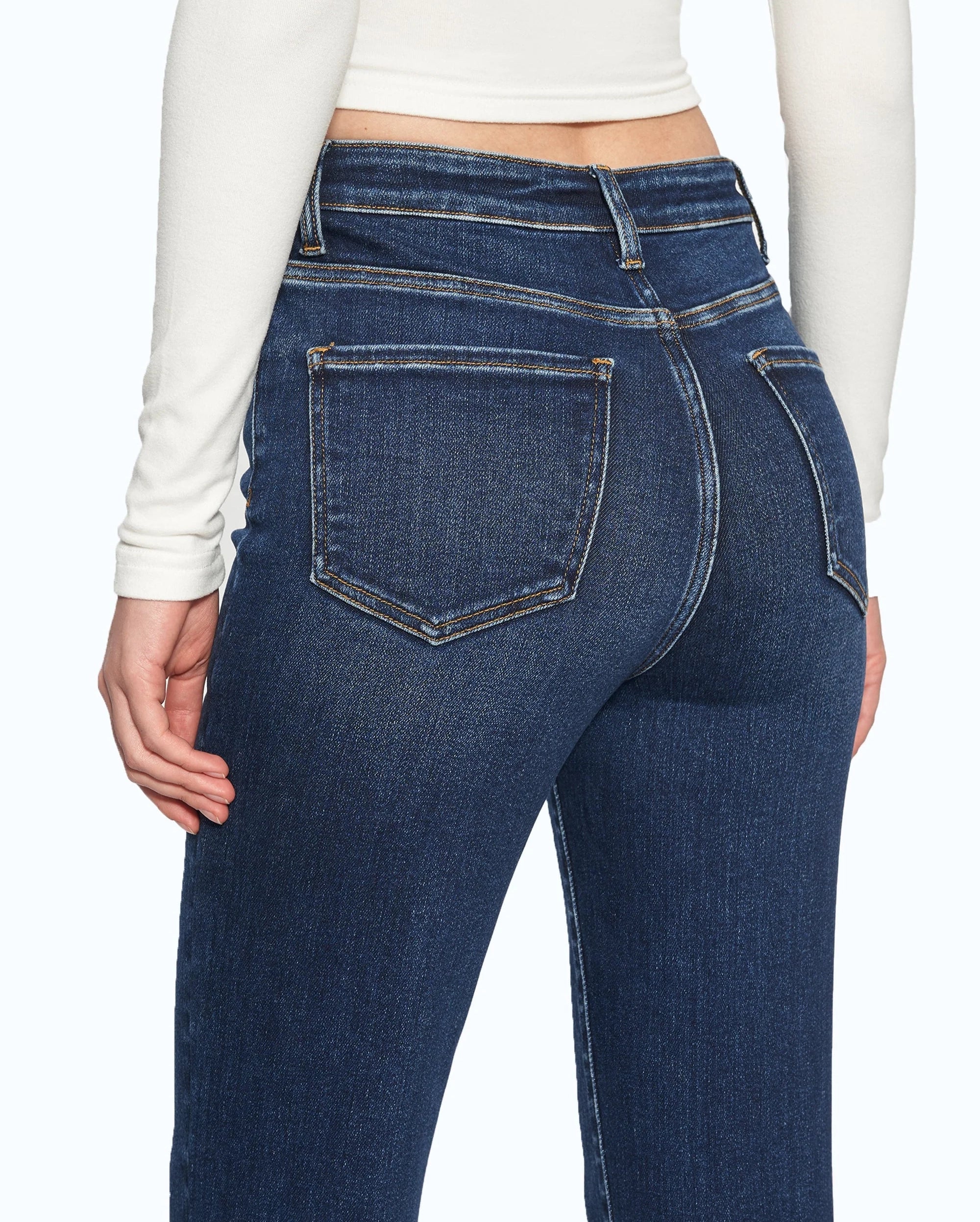 BAYEAS Linda Slim Straight Denim