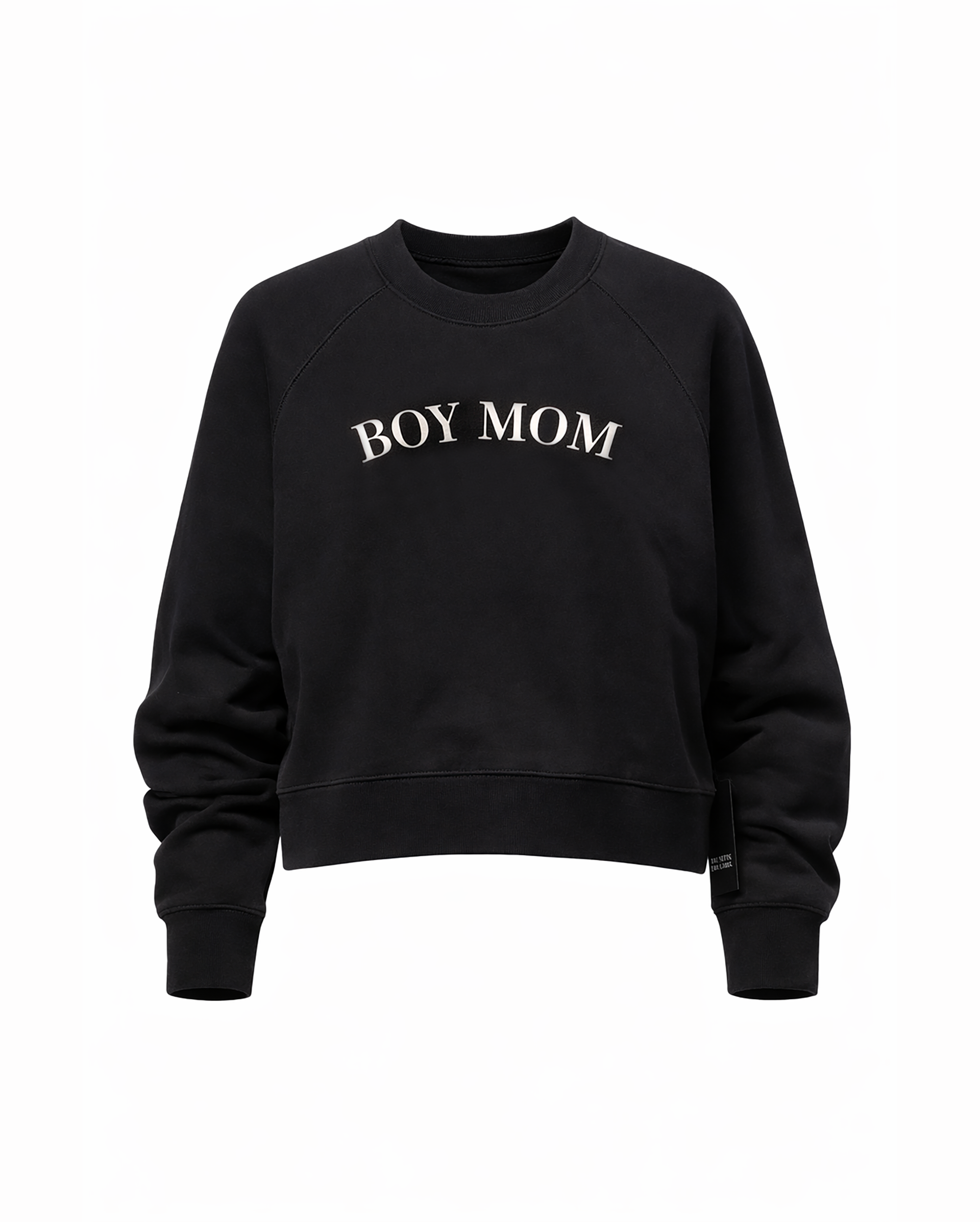 BRUNETTE THE LABEL Boy Mom Crew Sweatshirt