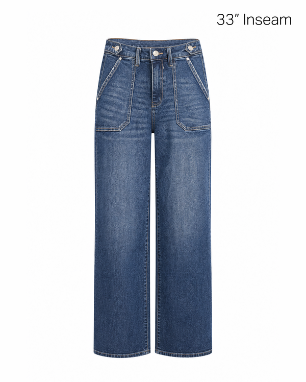 BAYEAS Briar Wide Leg Denim