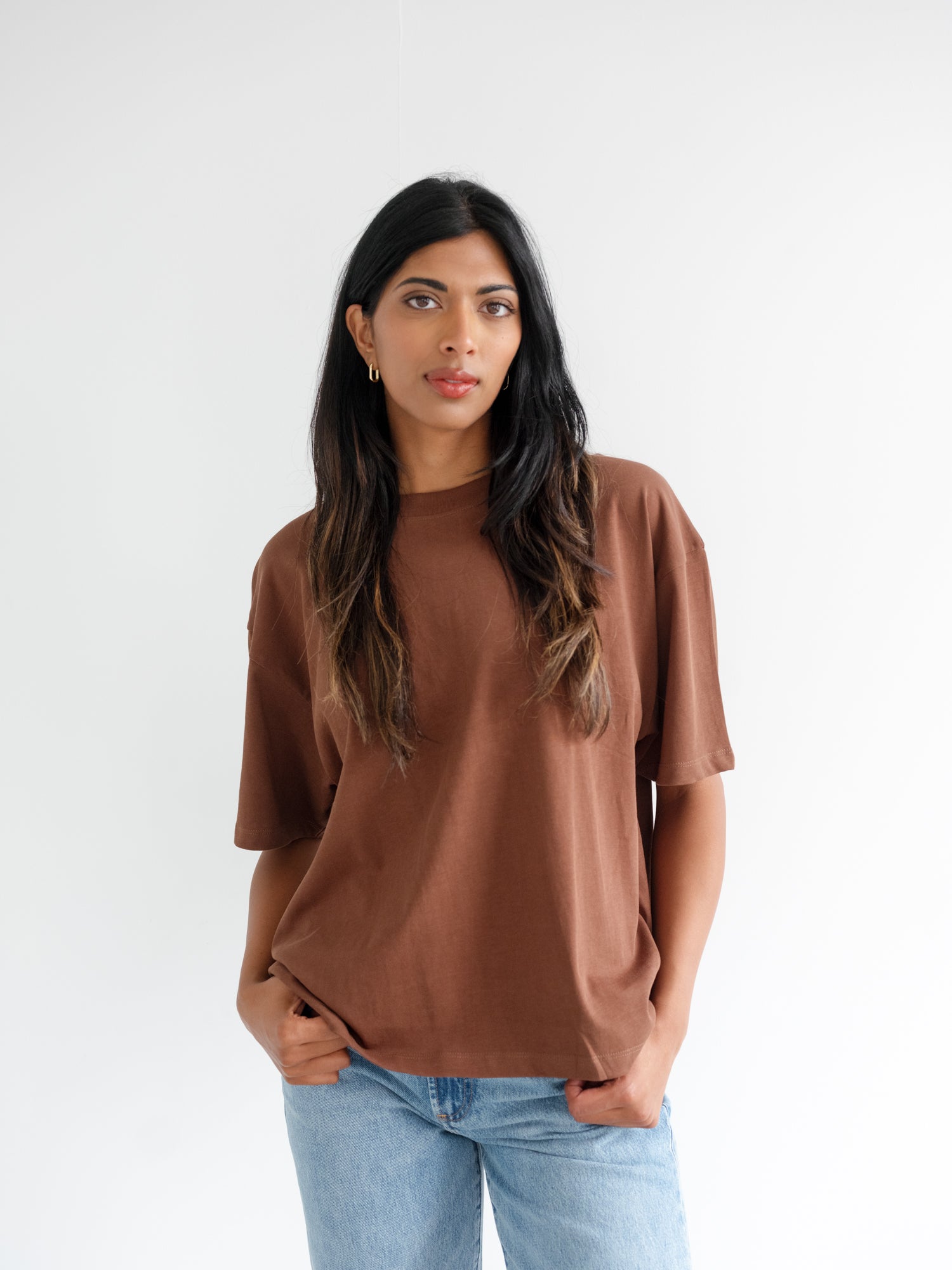 Brunette The Label Boxy Tee