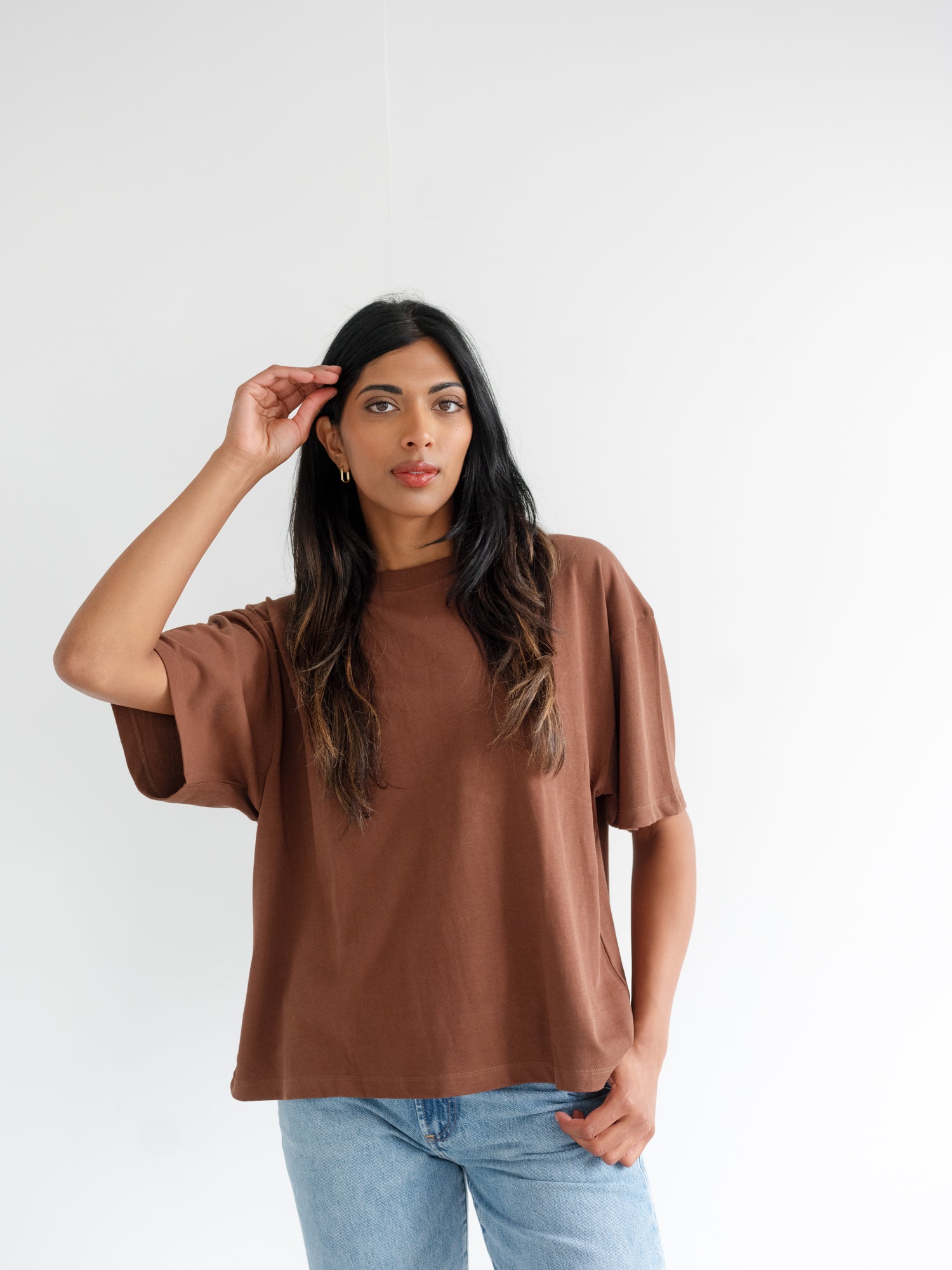 Brunette The Label Boxy Tee