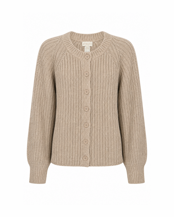 APRICOT Crew Cardigan