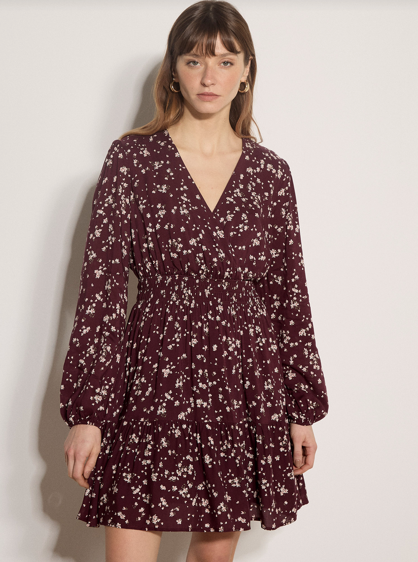 APRICOT Daisy Spray Dress