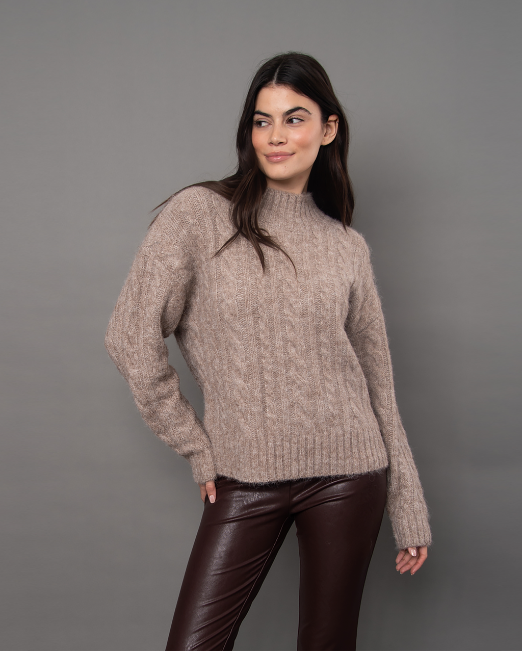 RD STYLE Cable sweater