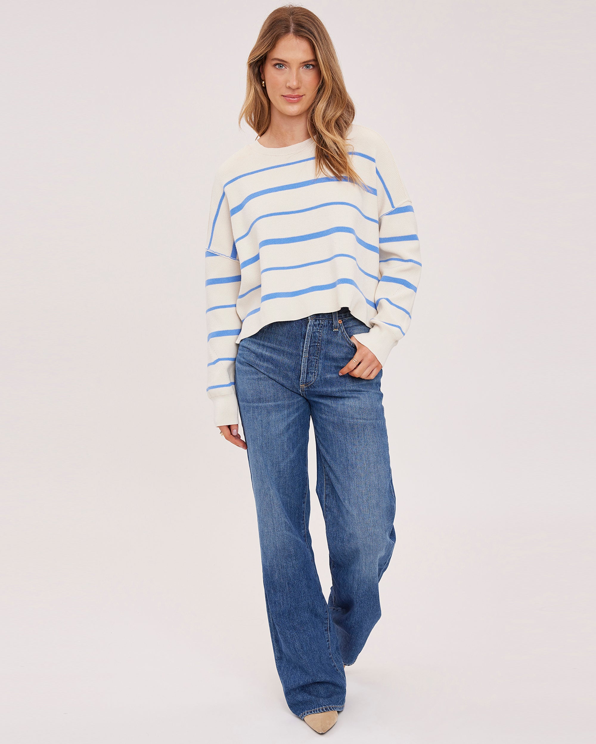 GENTLE FAWN Echo Stripe Sweater