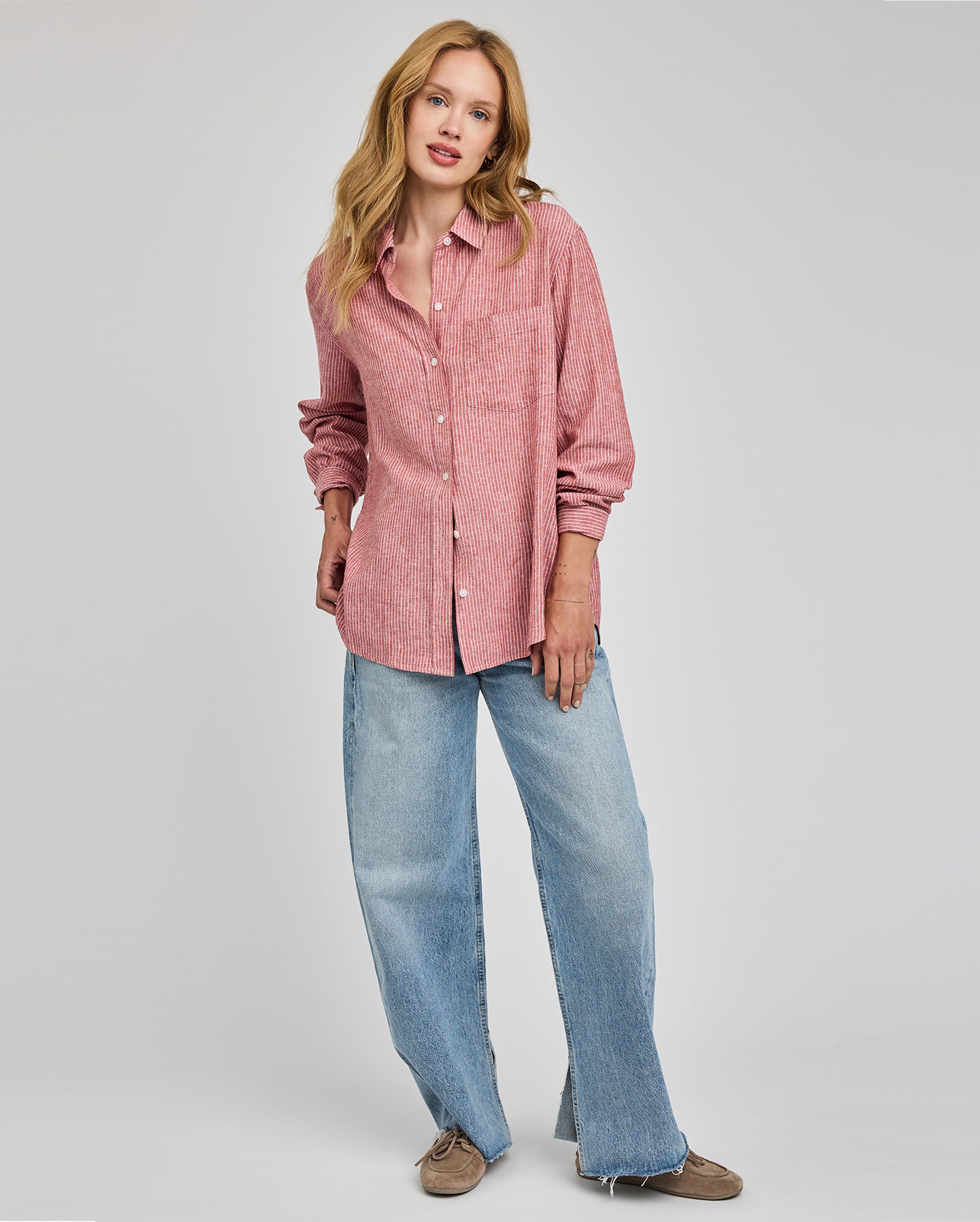 GENTLE FAWN Dominique Button Down Top