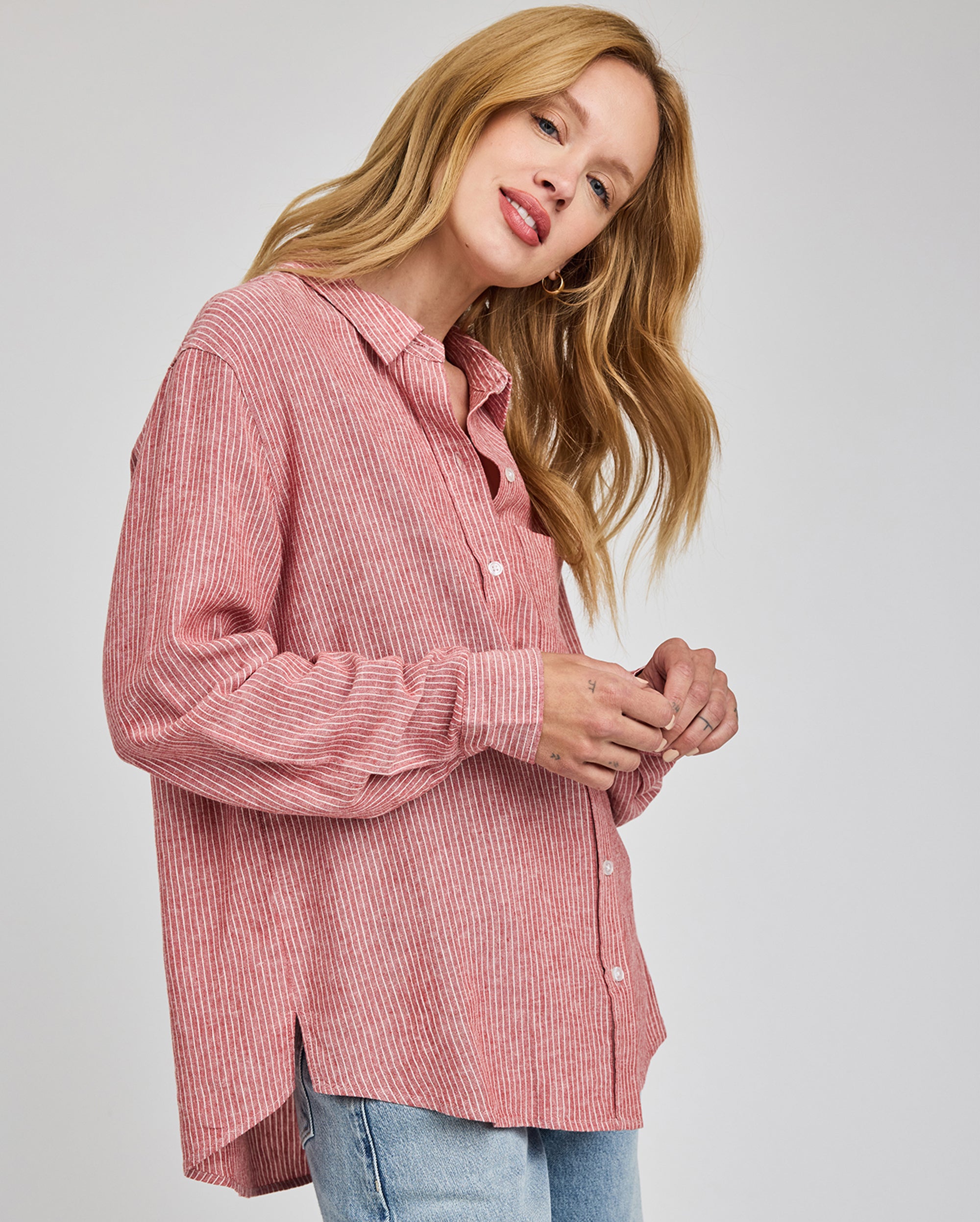 GENTLE FAWN Dominique Button Down Top