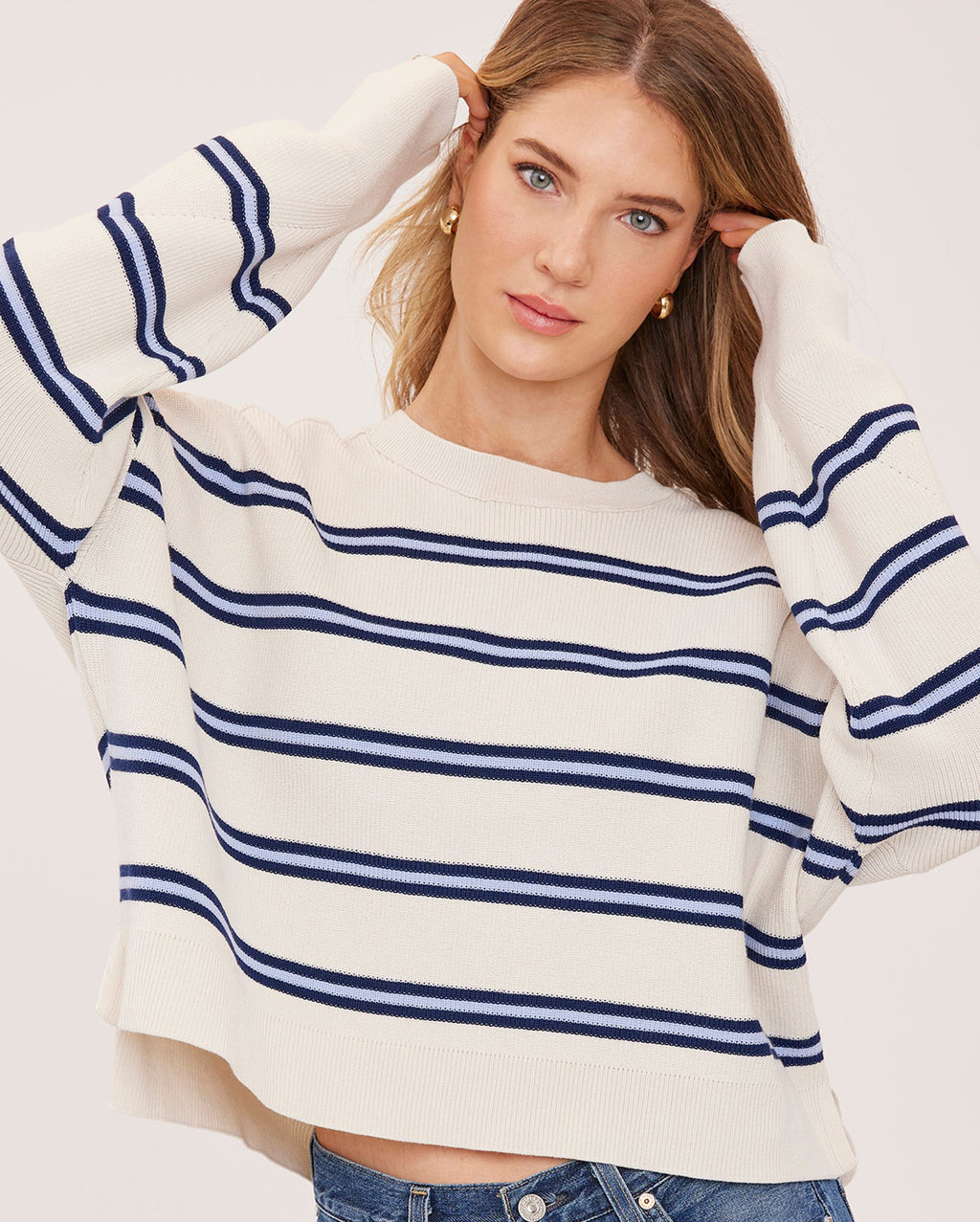 GENTLE FAWN Striped Echo Sweater
