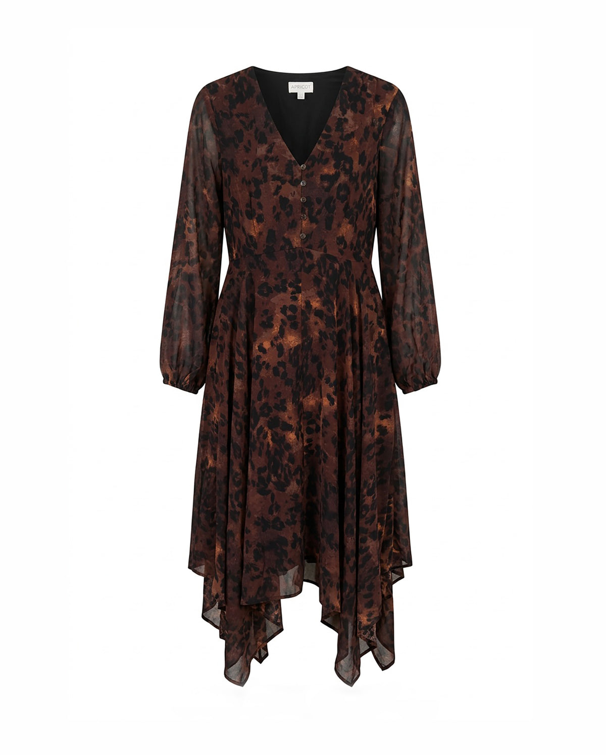 APRICOT Leopard Hanky Dress