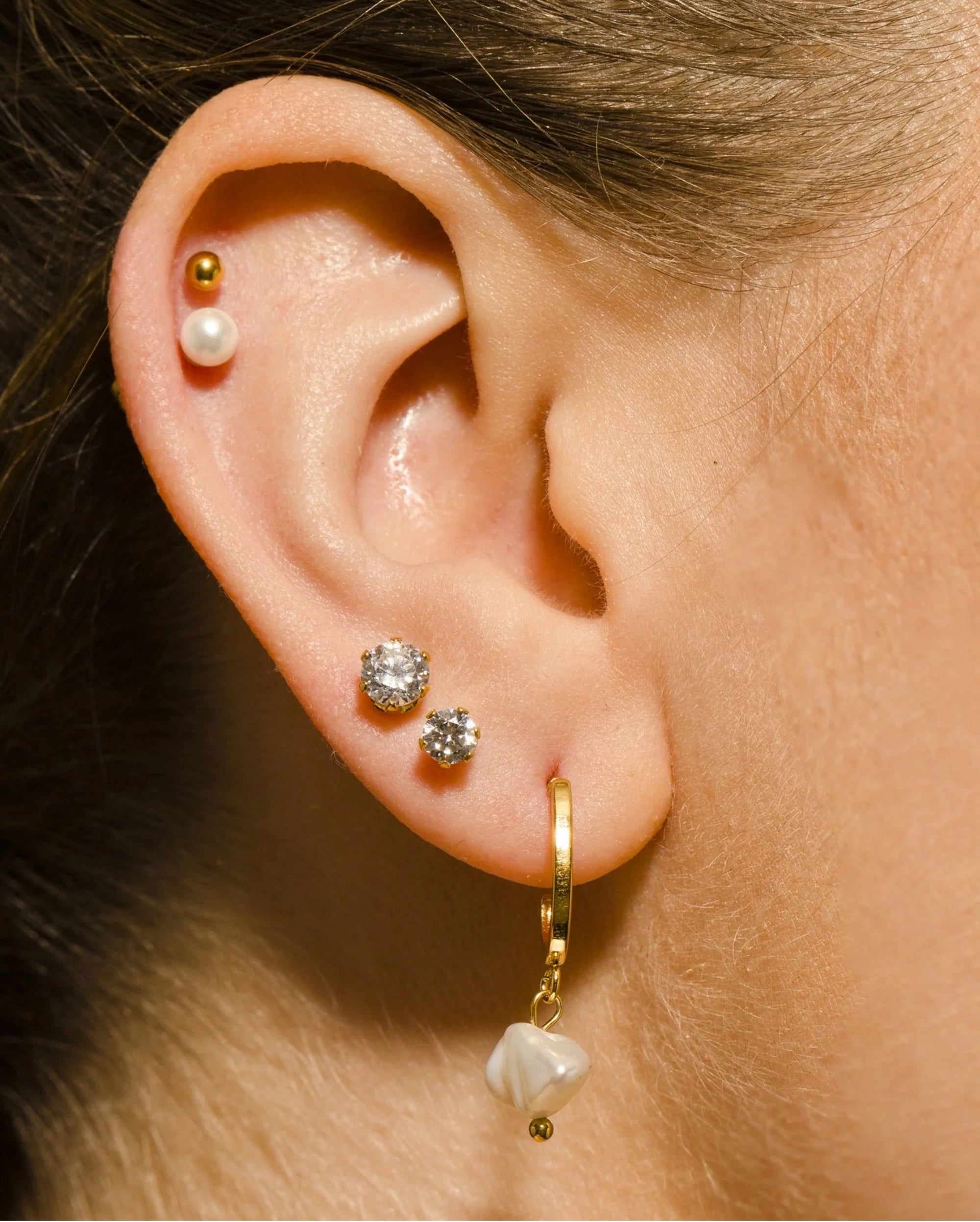Reign Zirconia Stud Earrings