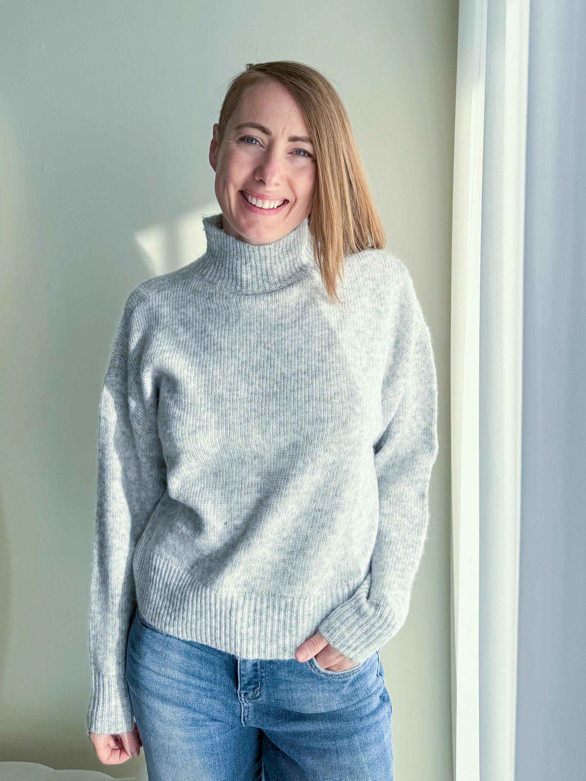 RD Style Louis Mock Neck Sweater