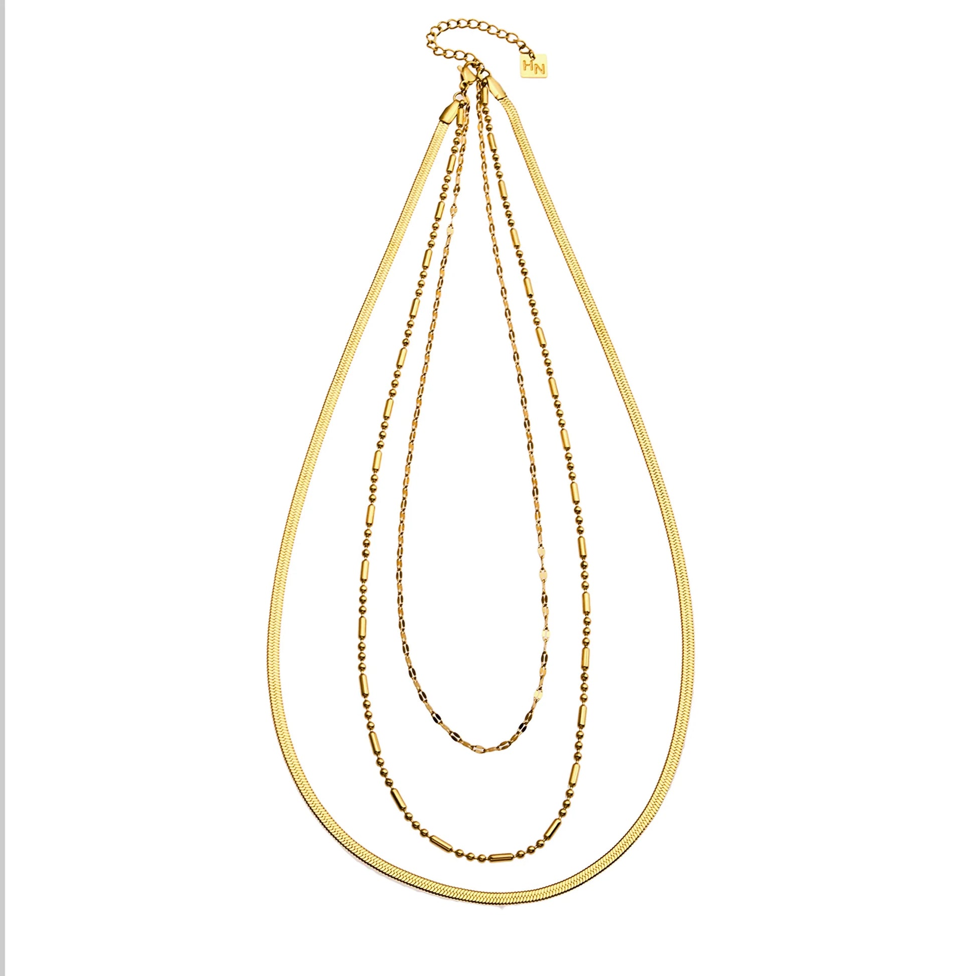 Iris Triple Layer Necklace