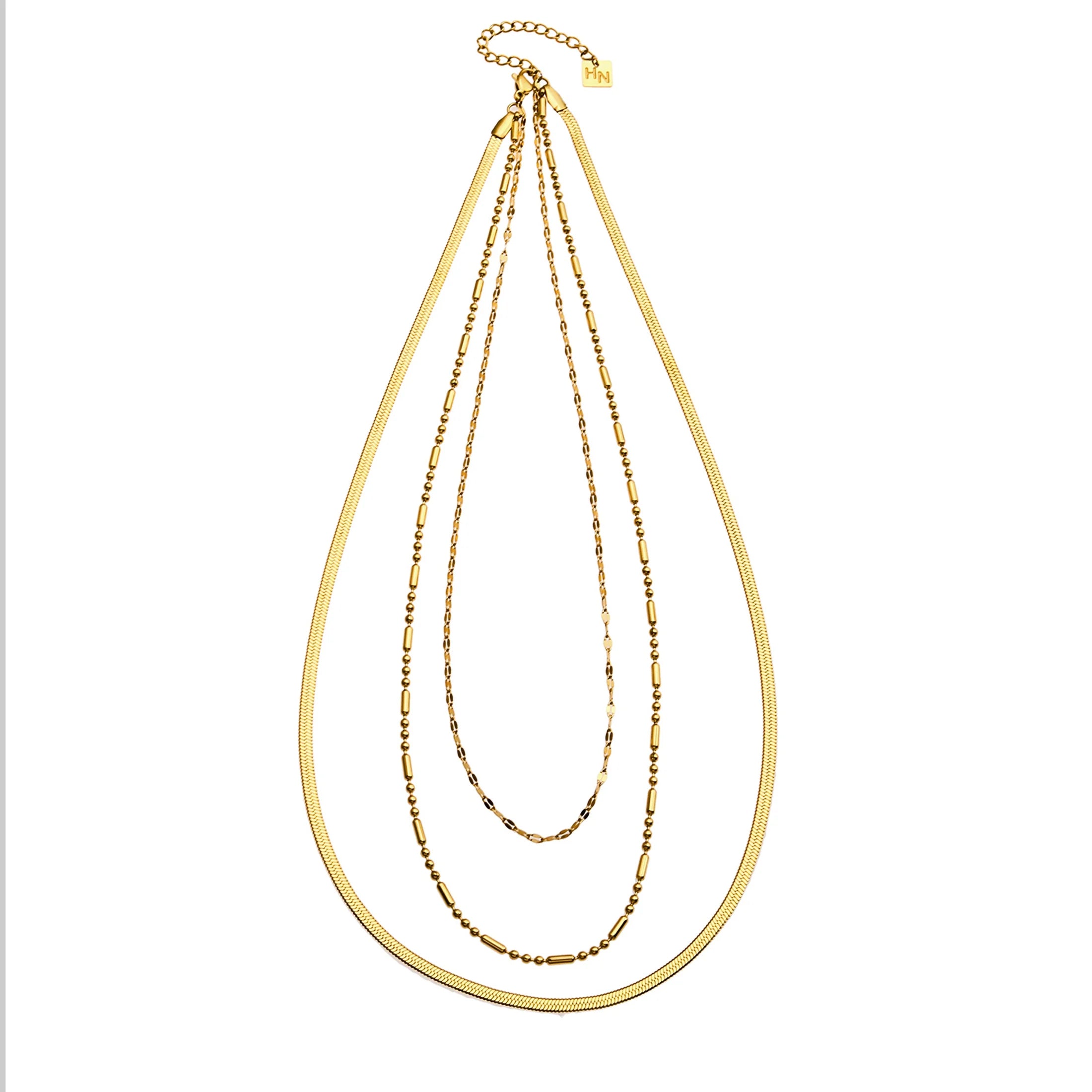 Iris Triple Layer Necklace