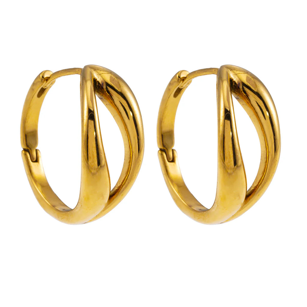 Keiko Double Loop Earrings