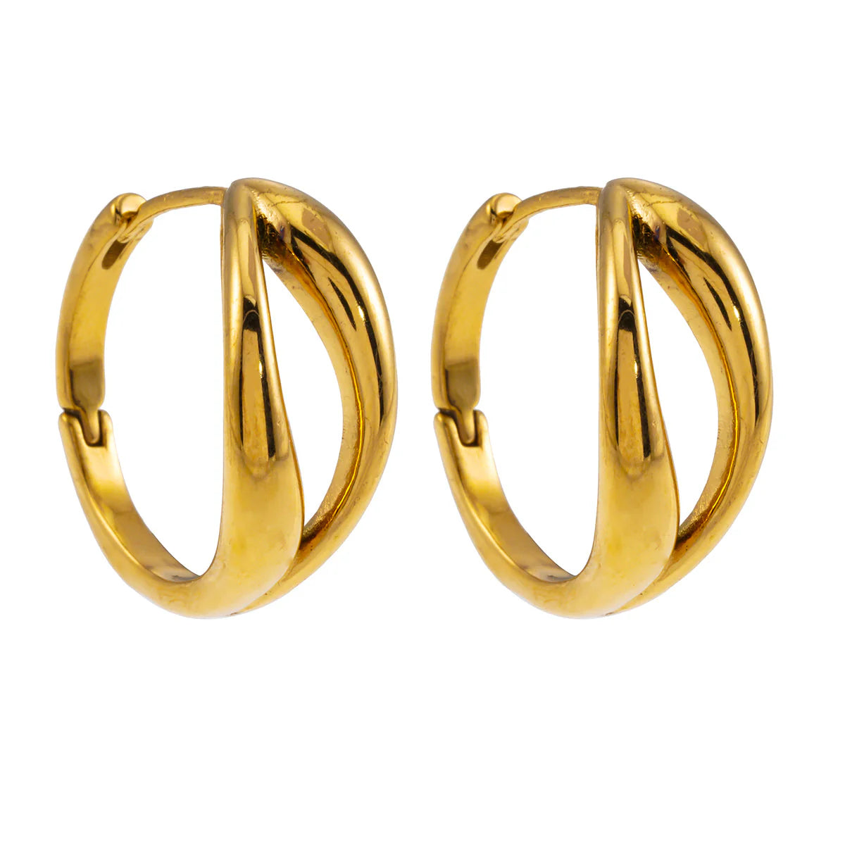 Keiko Double Loop Earrings