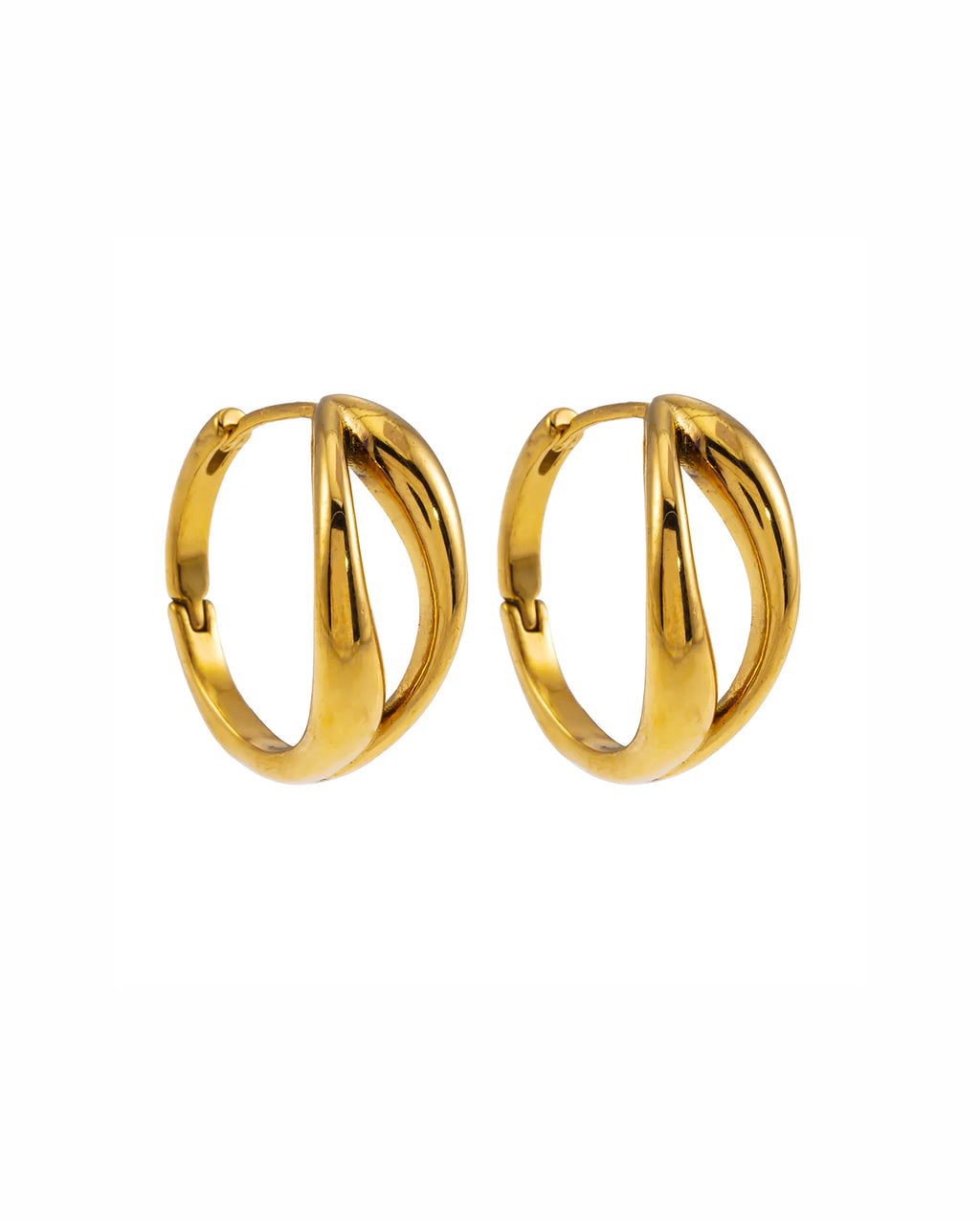 Keiko Double Loop Earrings
