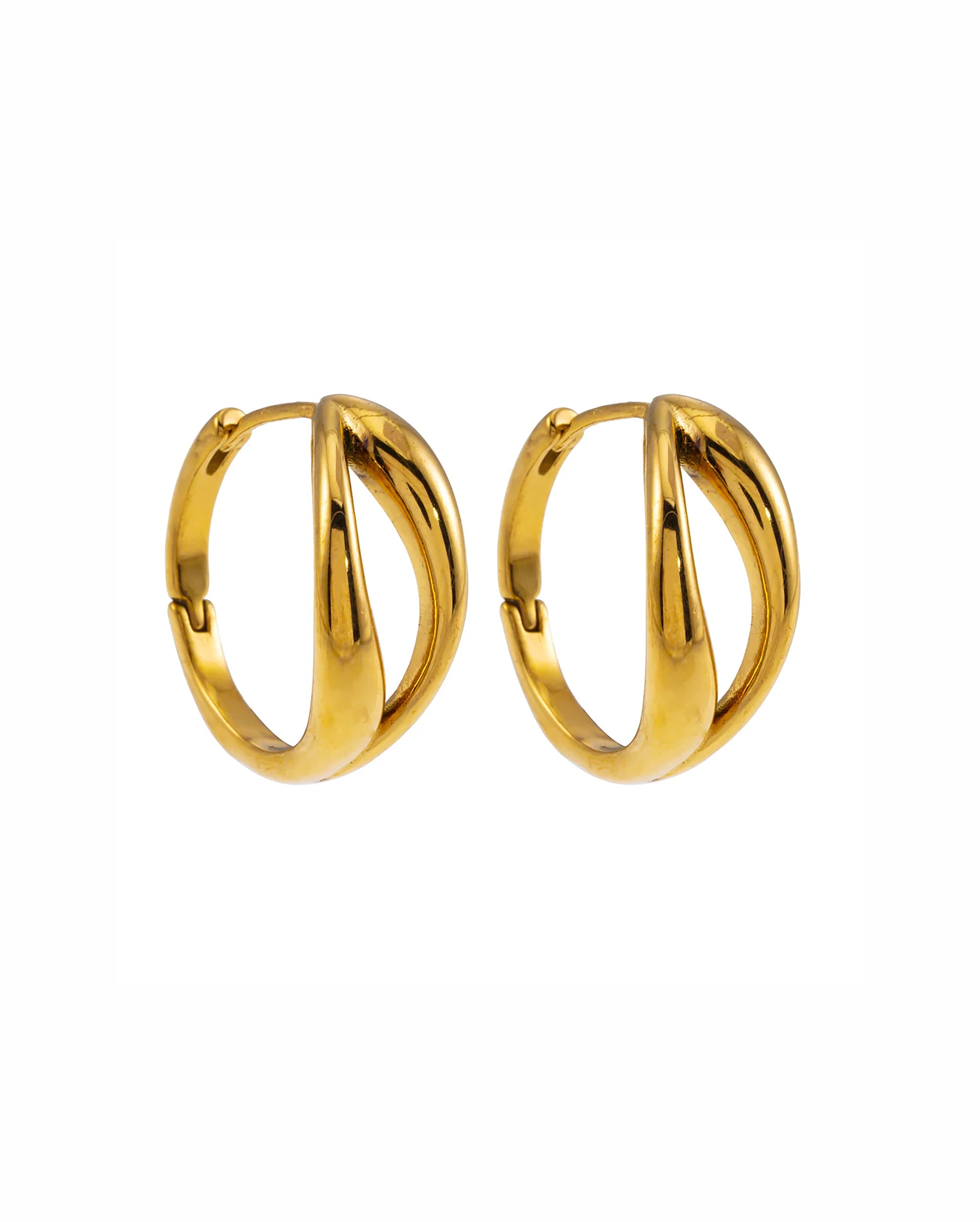 Keiko Double Loop Earrings