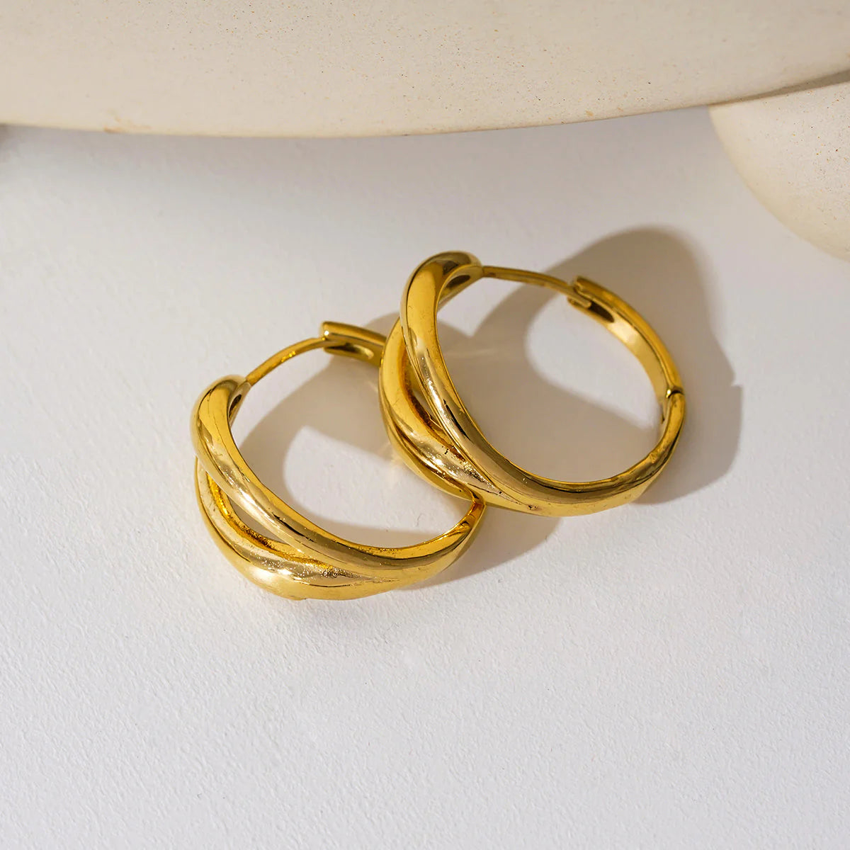 Keiko Double Loop Earrings