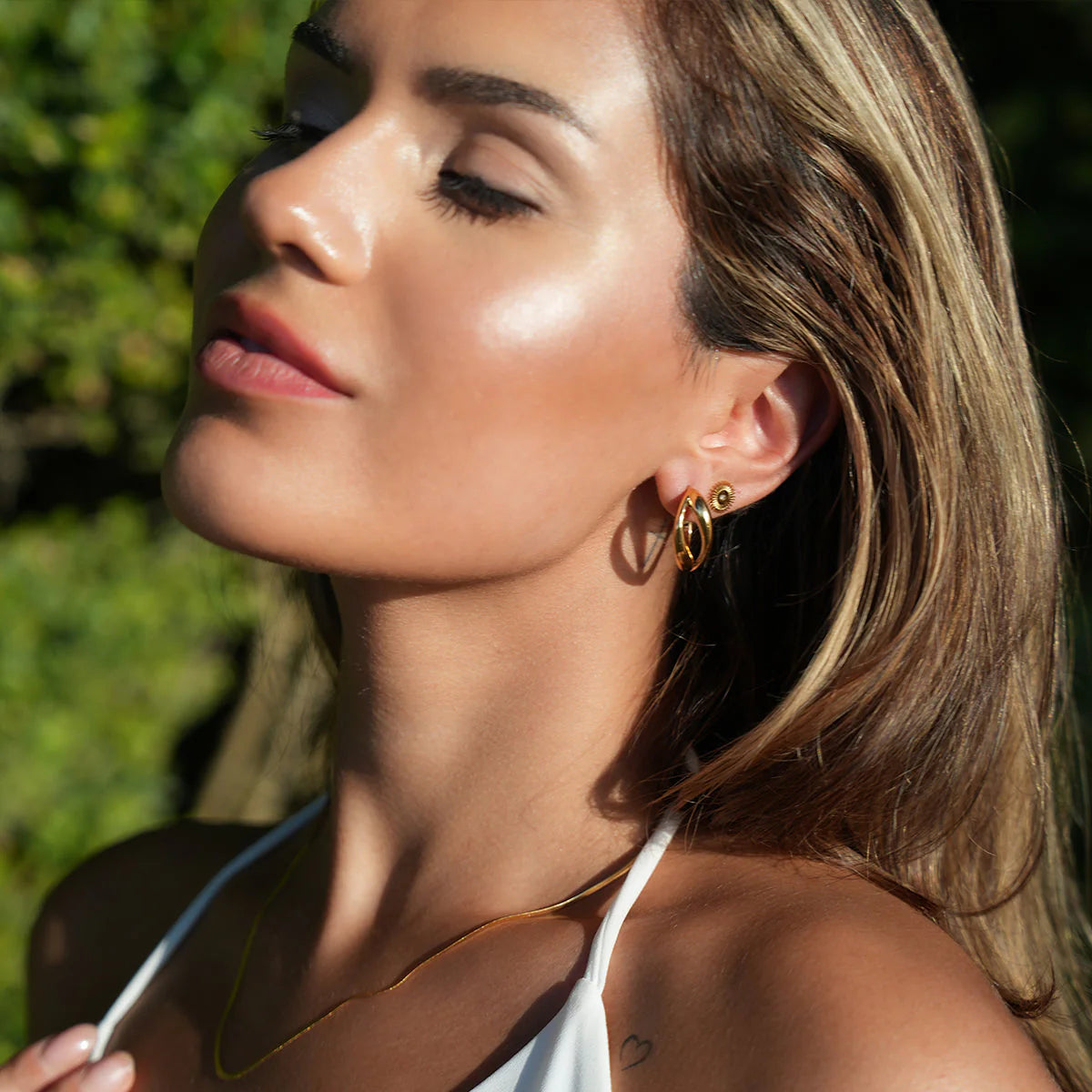 Keiko Double Loop Earrings