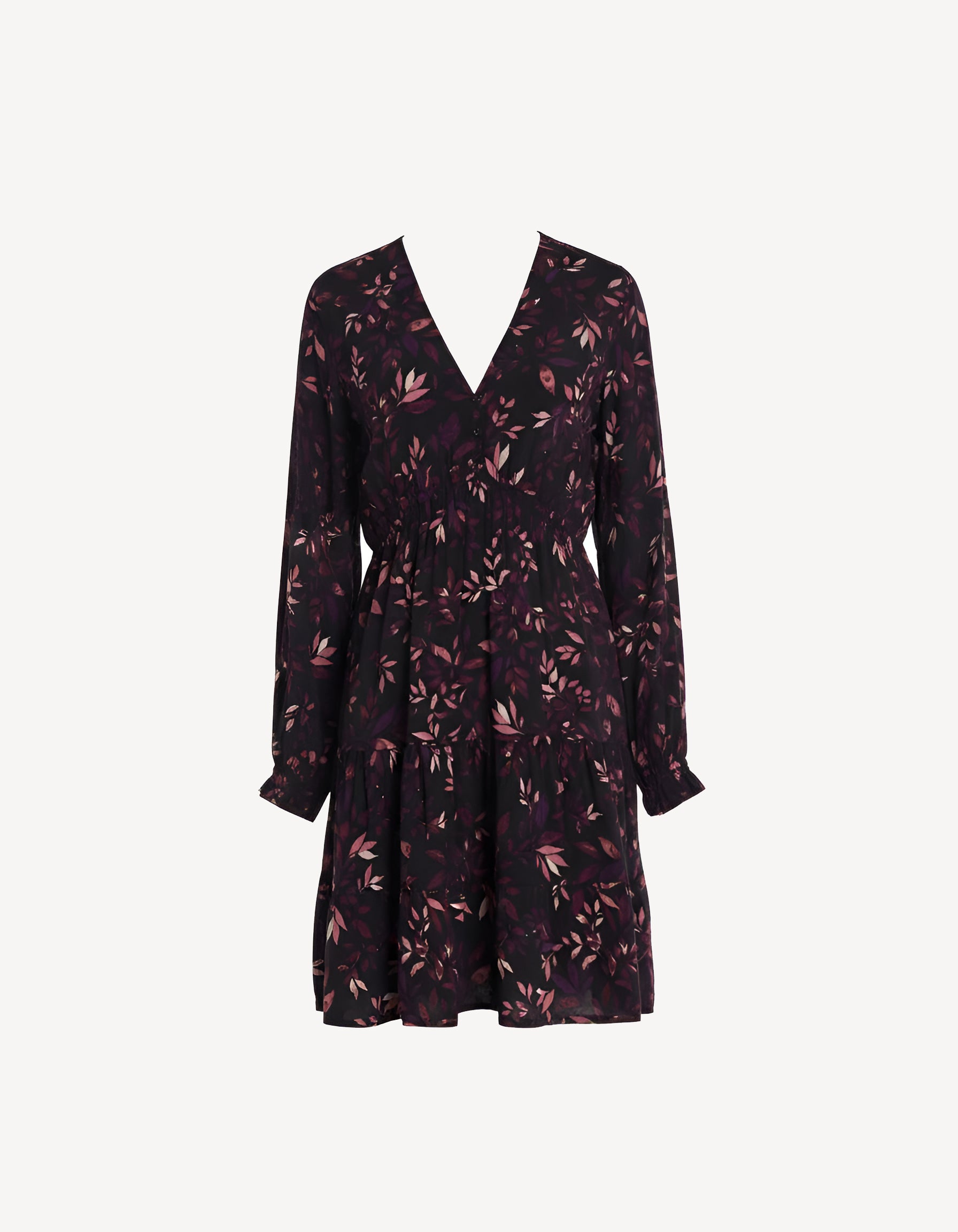 Floral dress on a white background