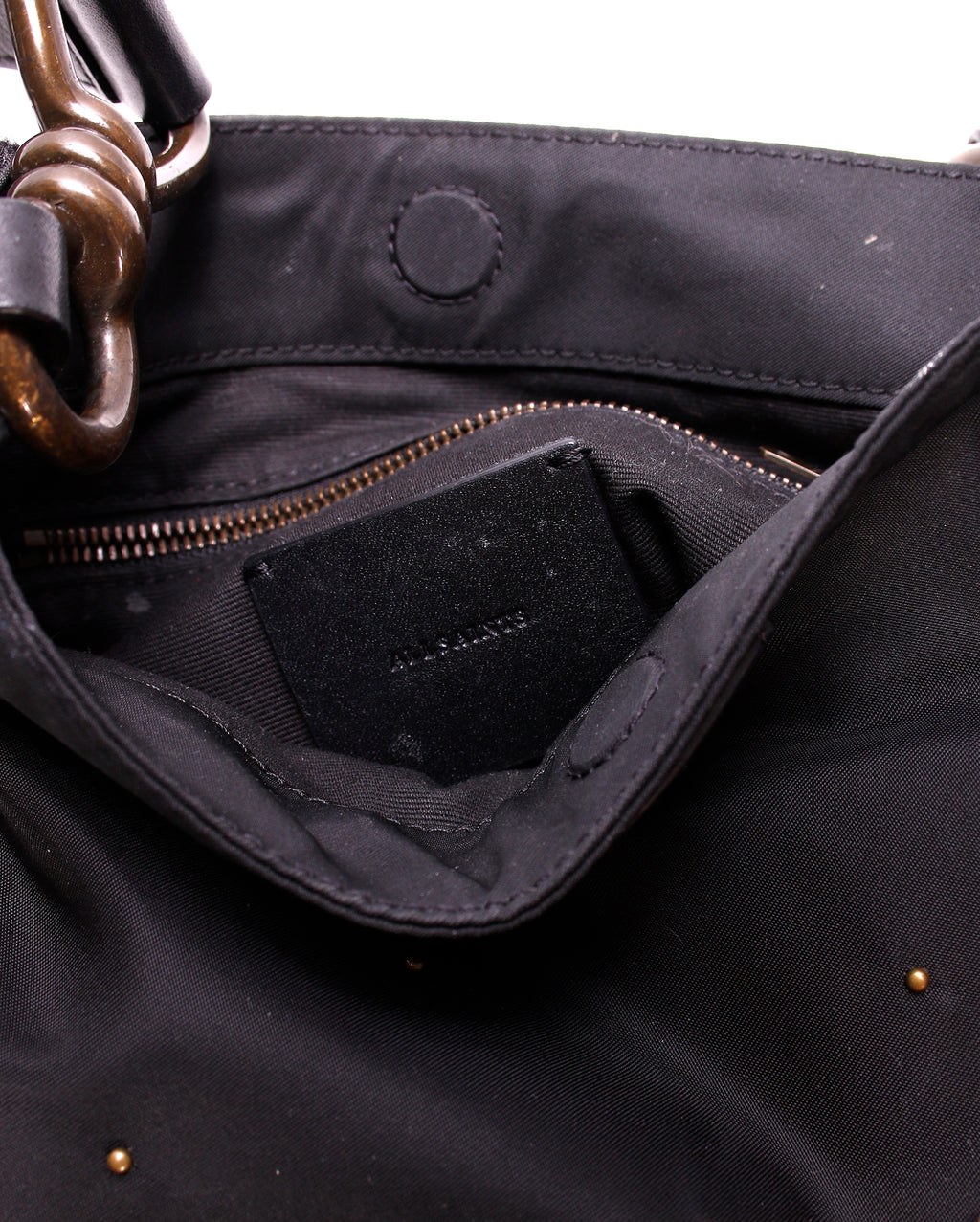 PRE OWNED ALLSAINTS Nylon Crossbody Bag