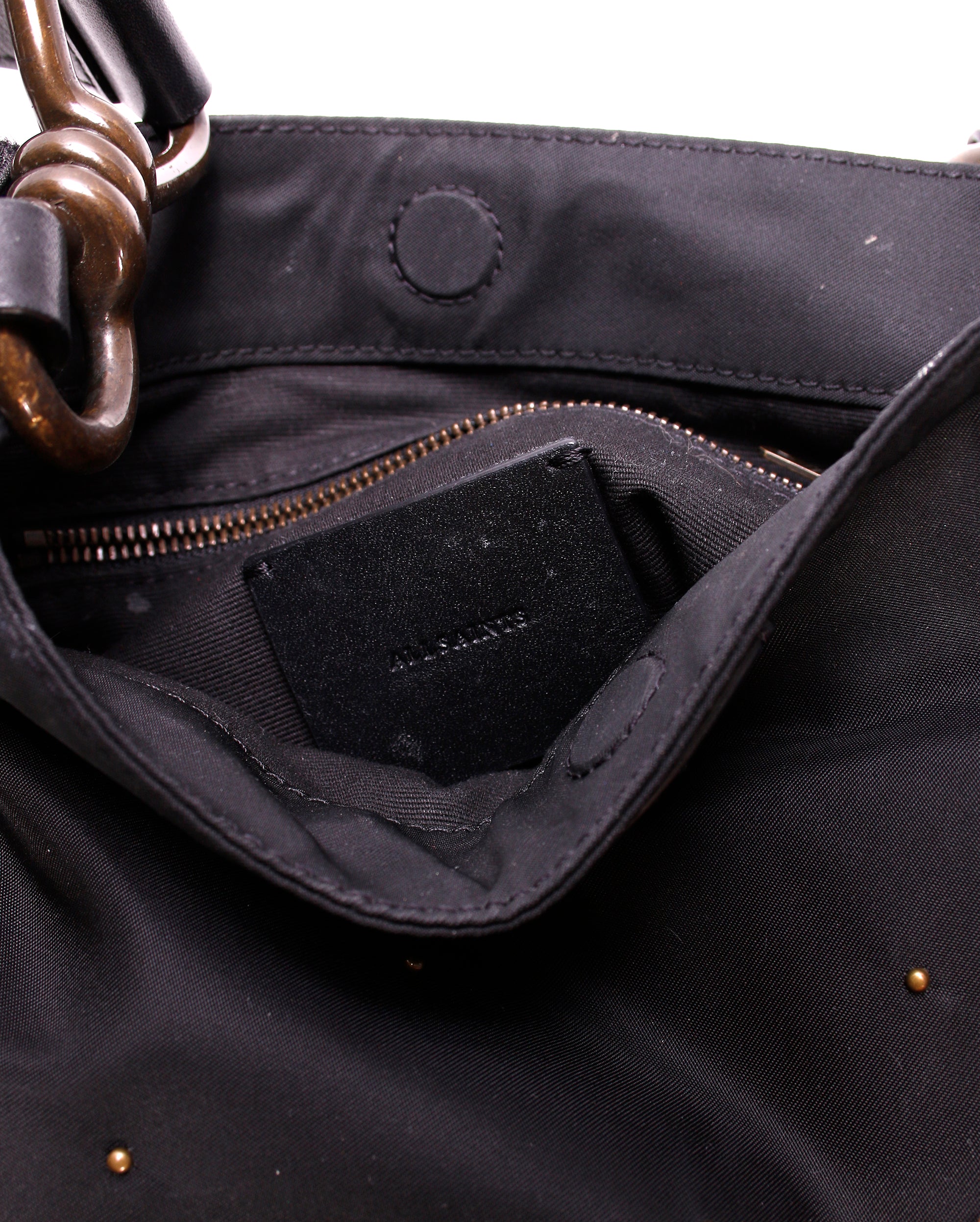 PRE OWNED ALLSAINTS Nylon Crossbody Bag